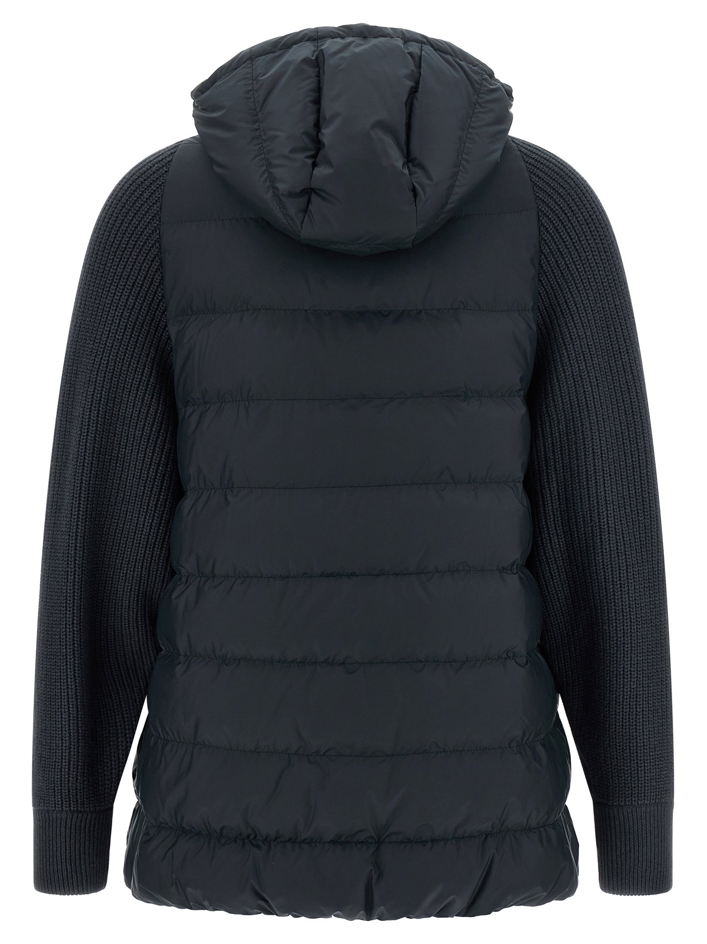 Brunello Cucinelli Women 'Shiny Zipper Pull' Down Jacket BRUNELLO CUCINELLI