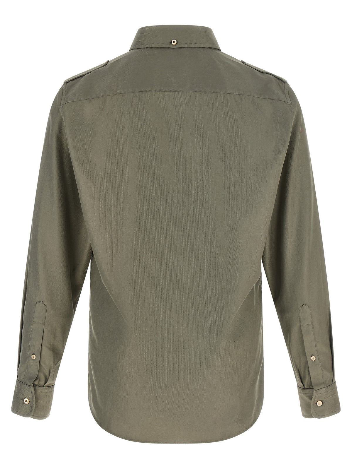 Brunello Cucinelli Men Cotton Chevron Shirt BRUNELLO CUCINELLI