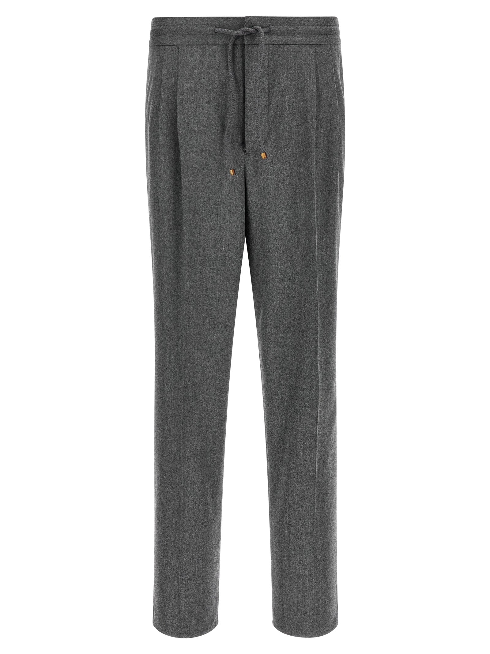 Brunello Cucinelli Men Wool Flannel Pants BRUNELLO CUCINELLI