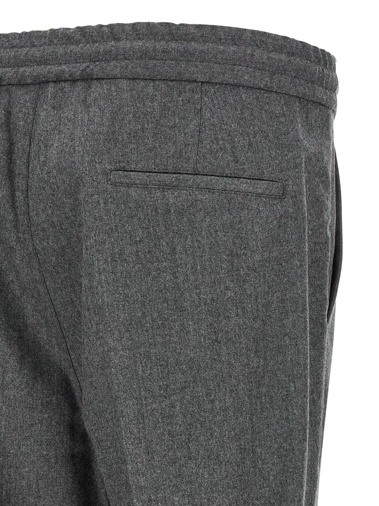 Brunello Cucinelli Men Wool Flannel Pants BRUNELLO CUCINELLI