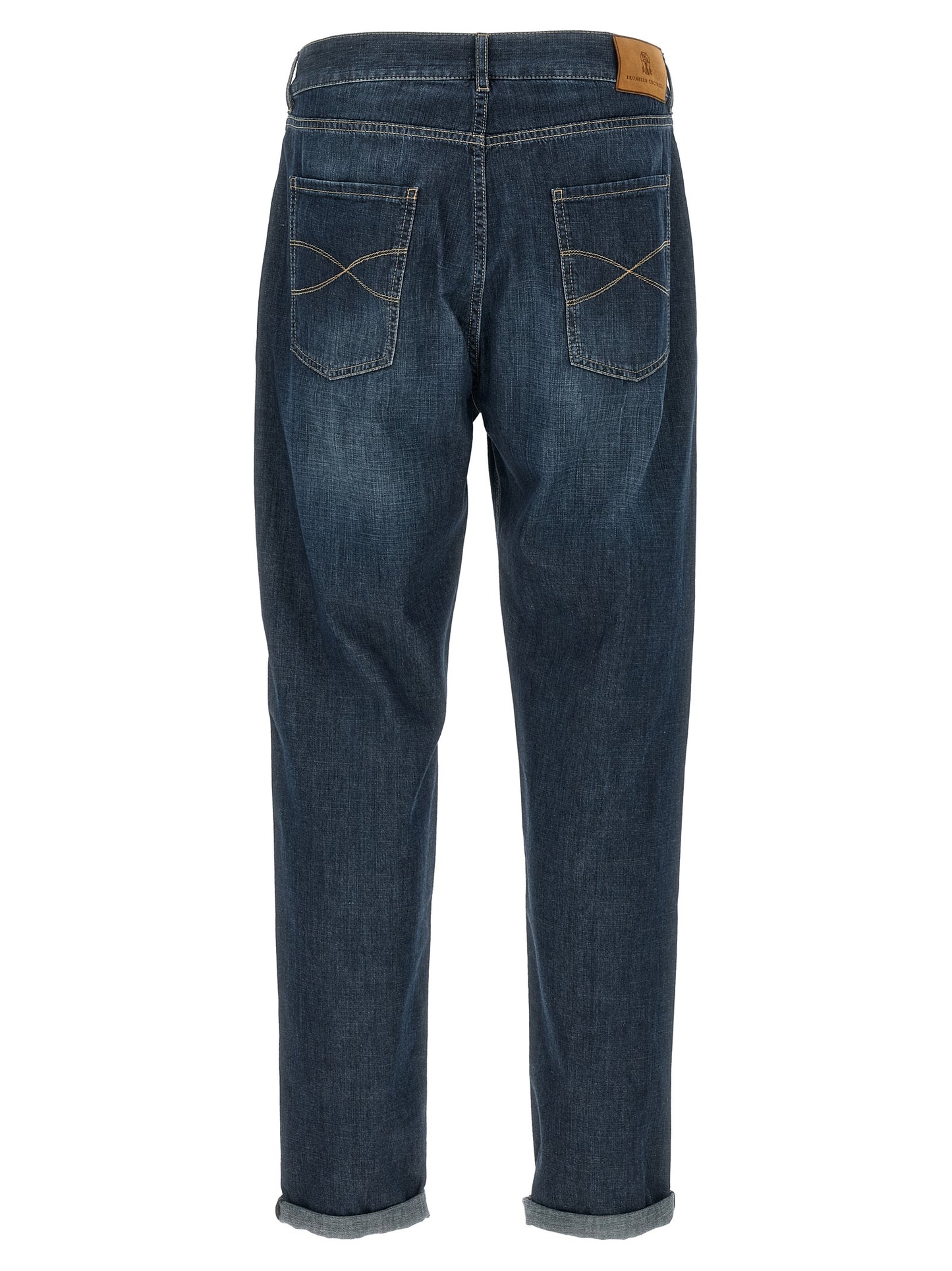 Brunello Cucinelli Men Jeans Denim Old BRUNELLO CUCINELLI