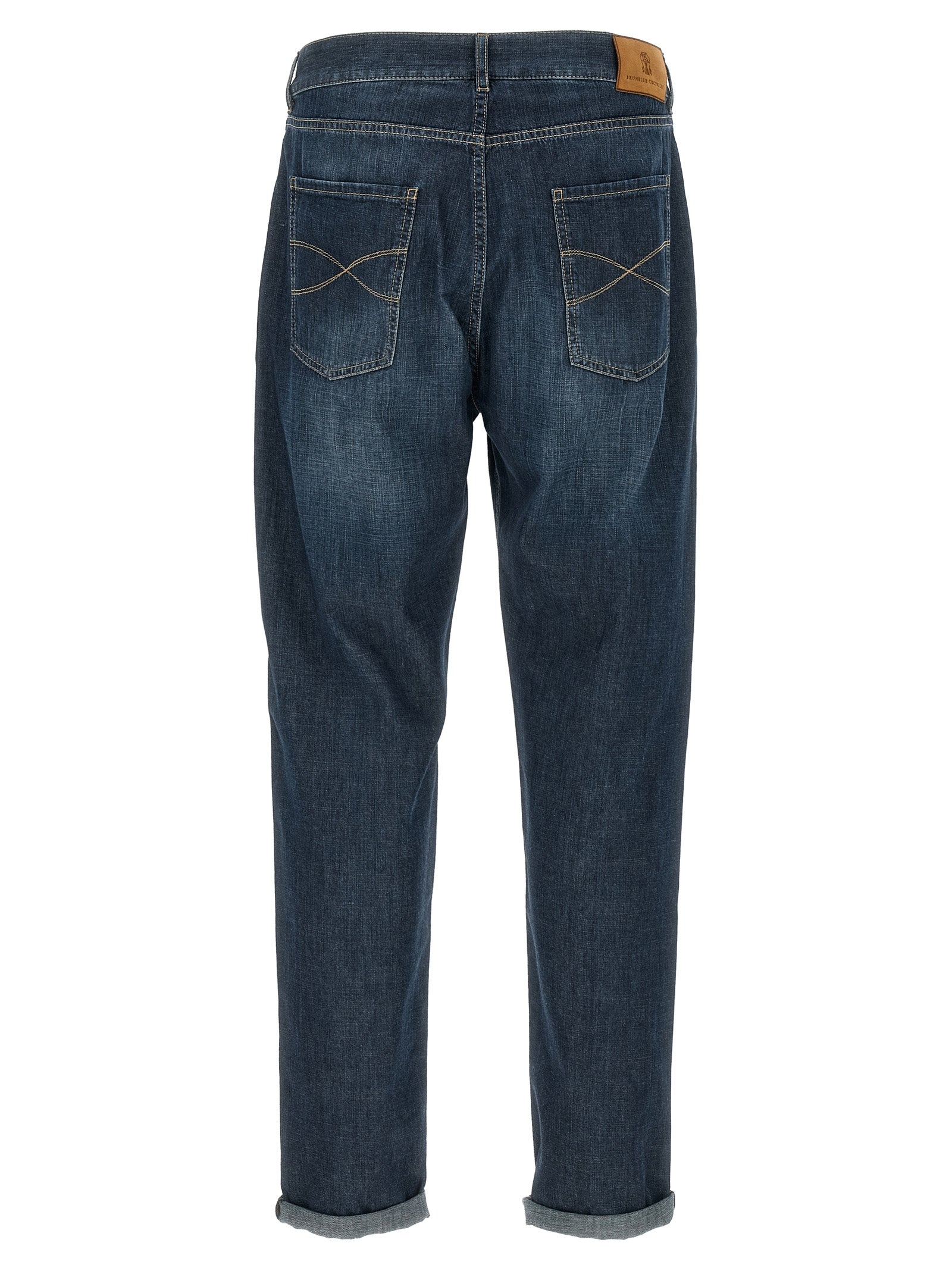 Brunello Cucinelli Men Jeans Denim Old BRUNELLO CUCINELLI