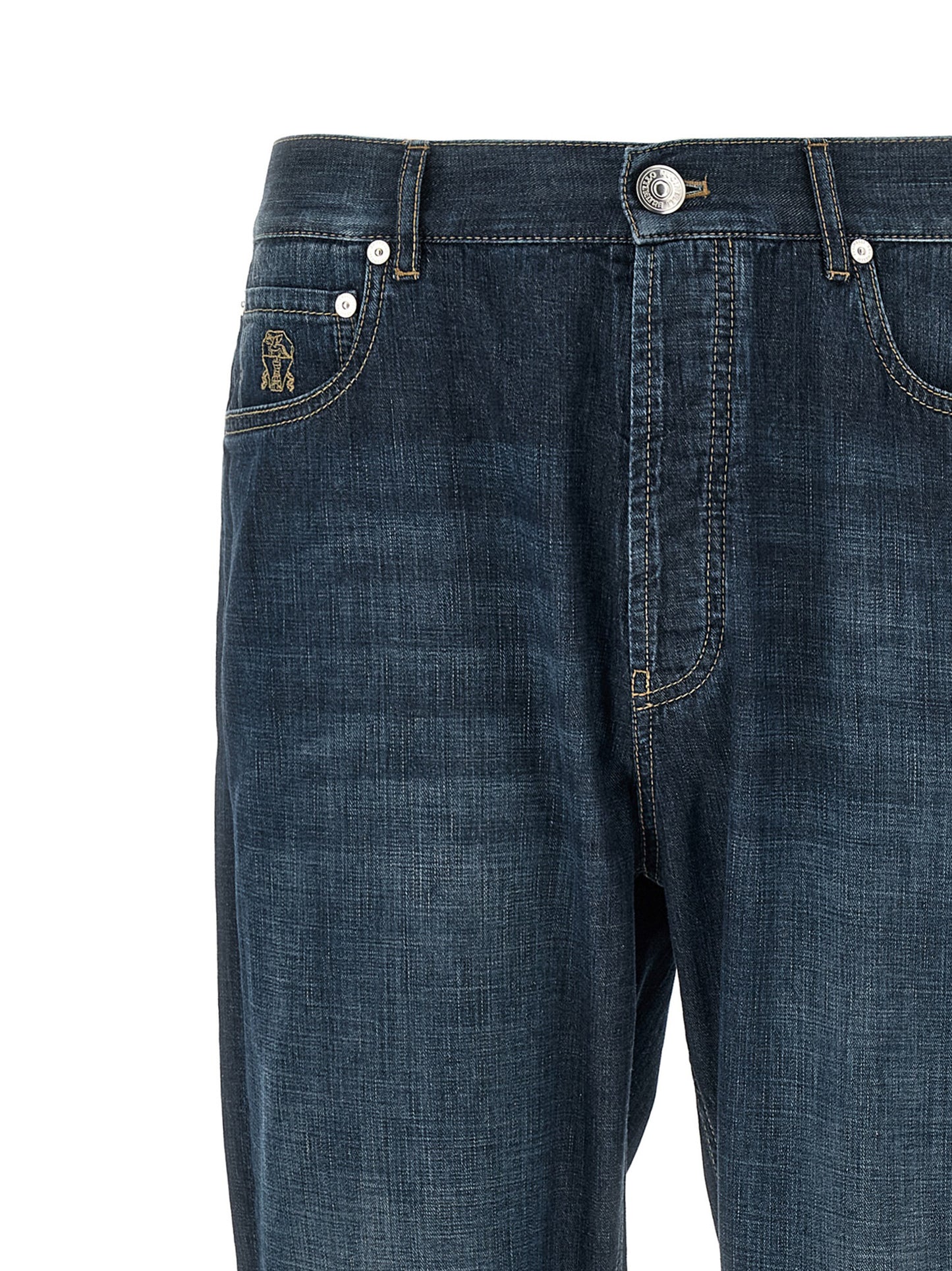 Brunello Cucinelli Men Jeans Denim Old BRUNELLO CUCINELLI