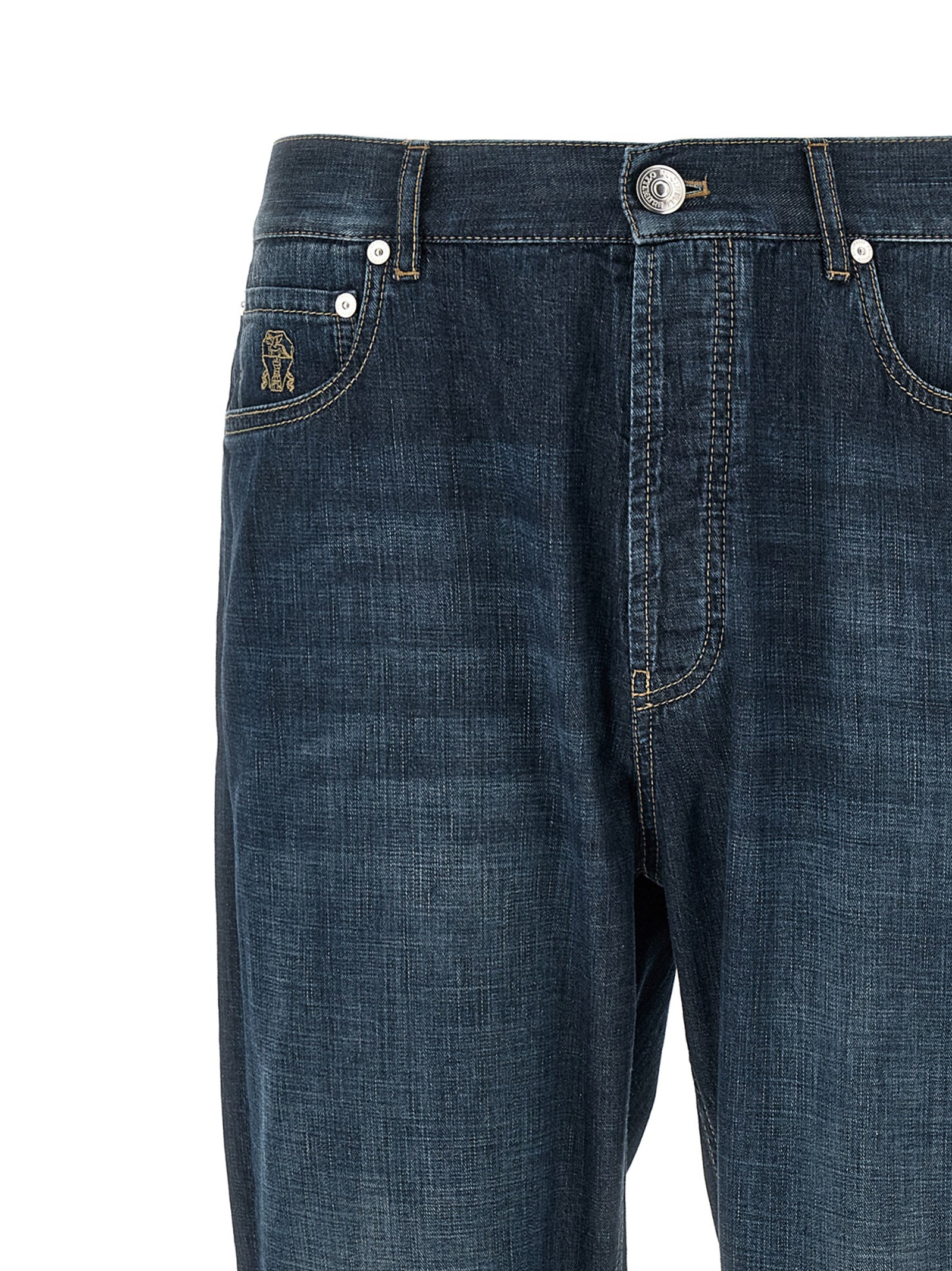 Brunello Cucinelli Men Jeans Denim Old BRUNELLO CUCINELLI