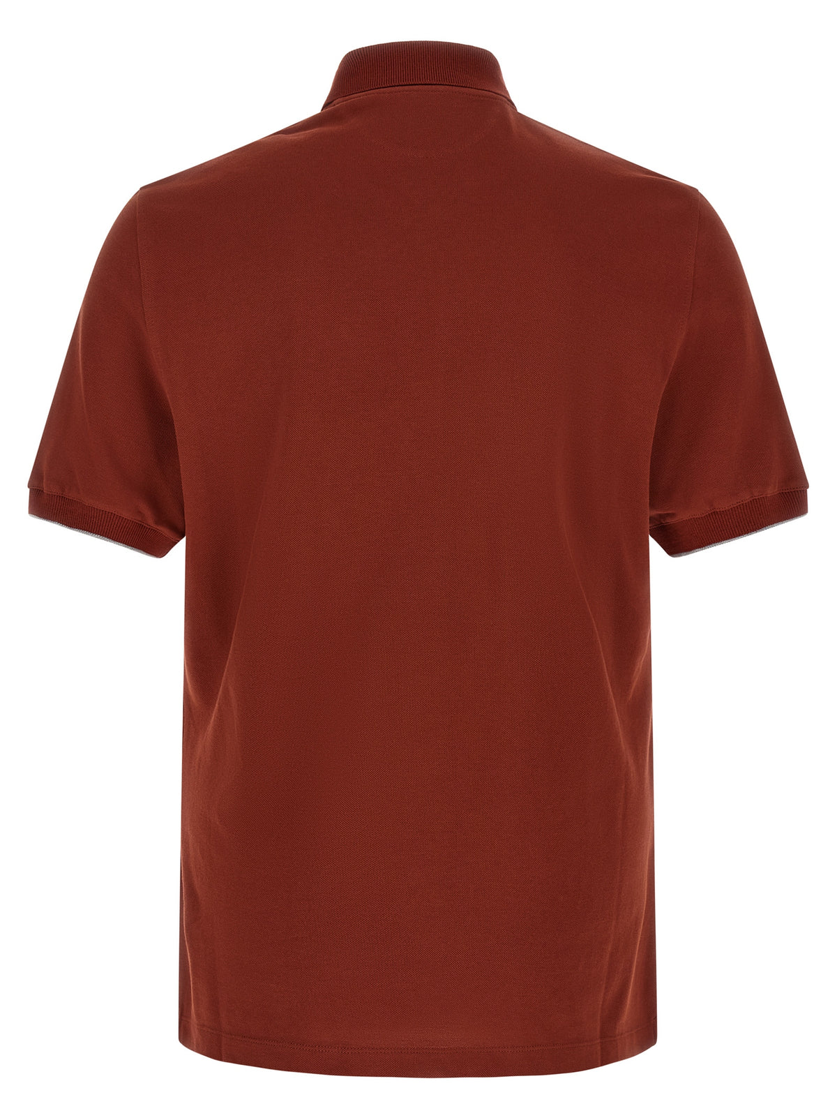 Brunello Cucinelli Men Logo Embroidery Polo Shirt BRUNELLO CUCINELLI