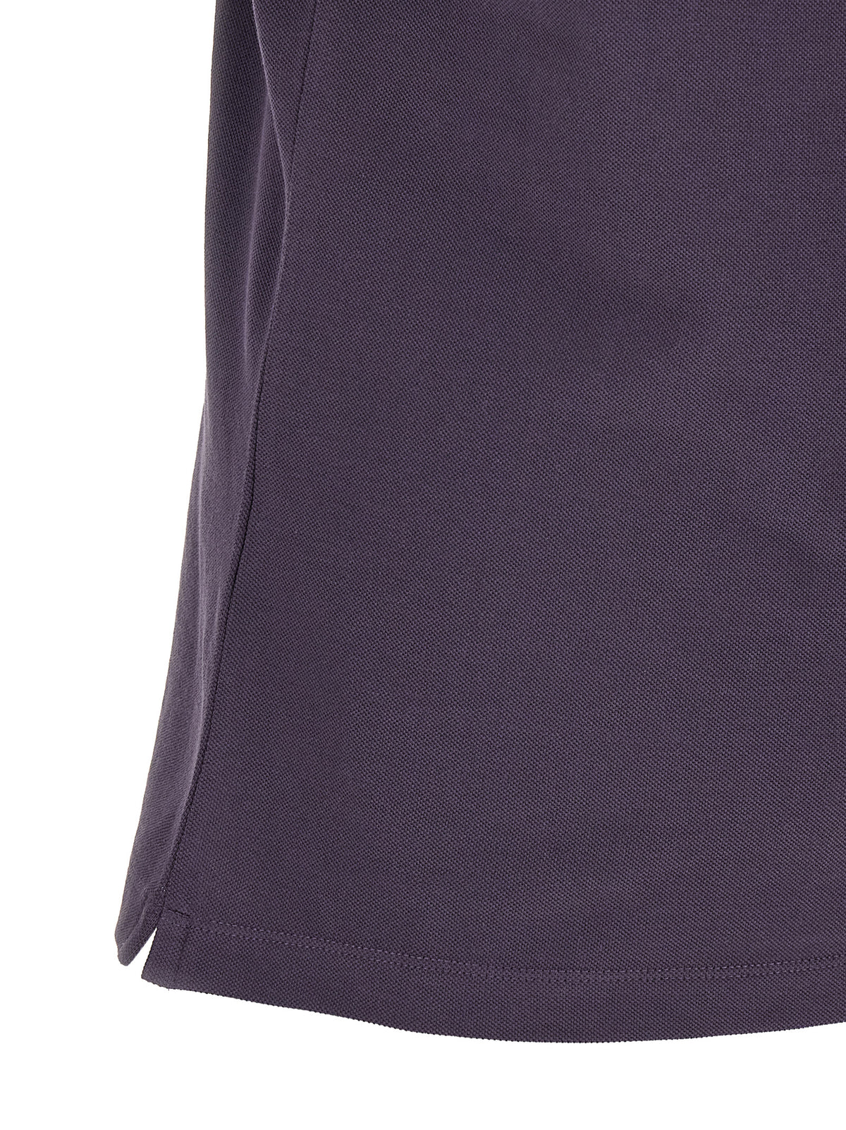 Brunello Cucinelli Men Purple Logo Embroidery Polo Shirt BRUNELLO CUCINELLI
