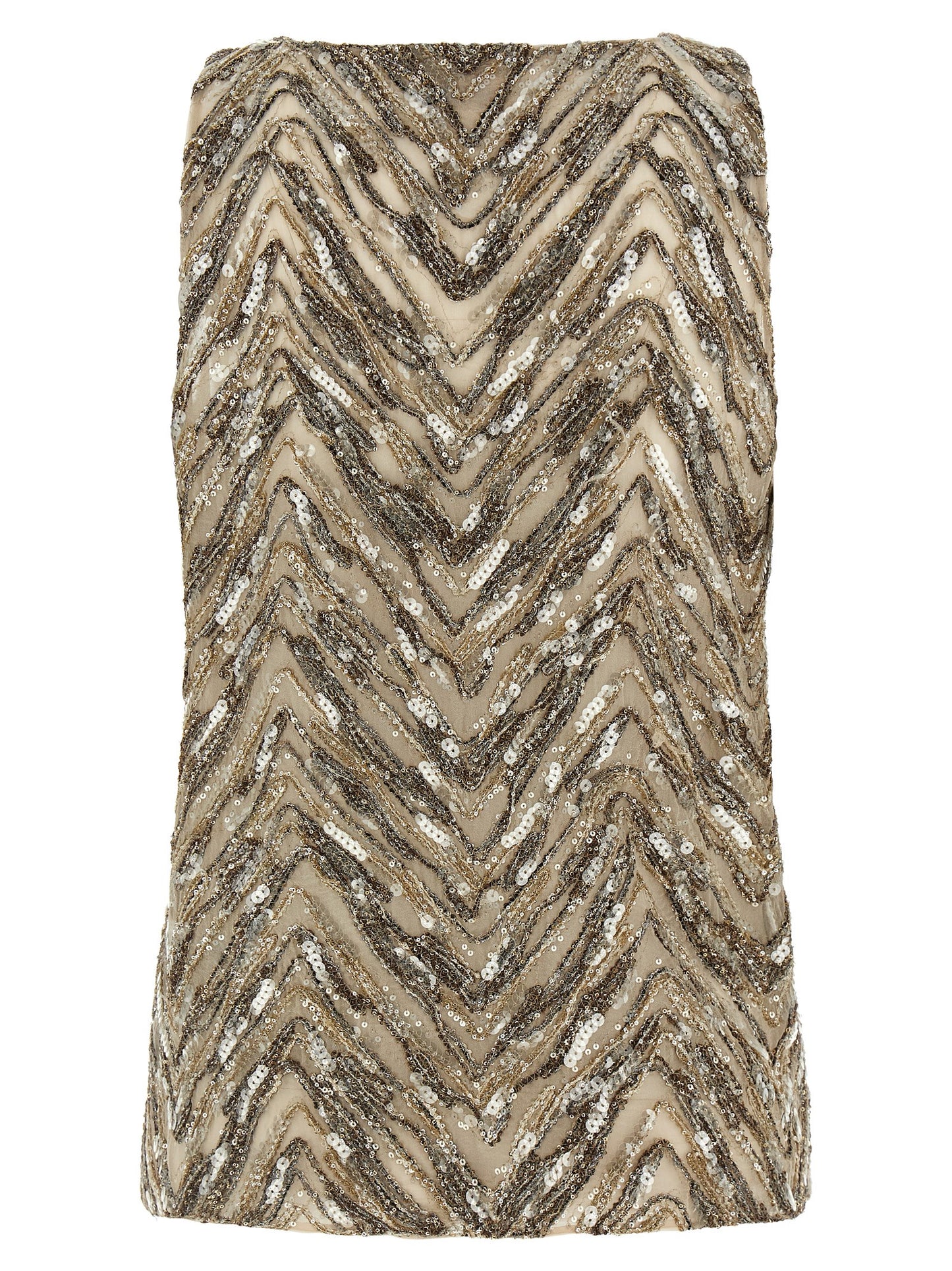 Brunello Cucinelli Women 'Dazzling Chevron Embroidery' Top BRUNELLO CUCINELLI