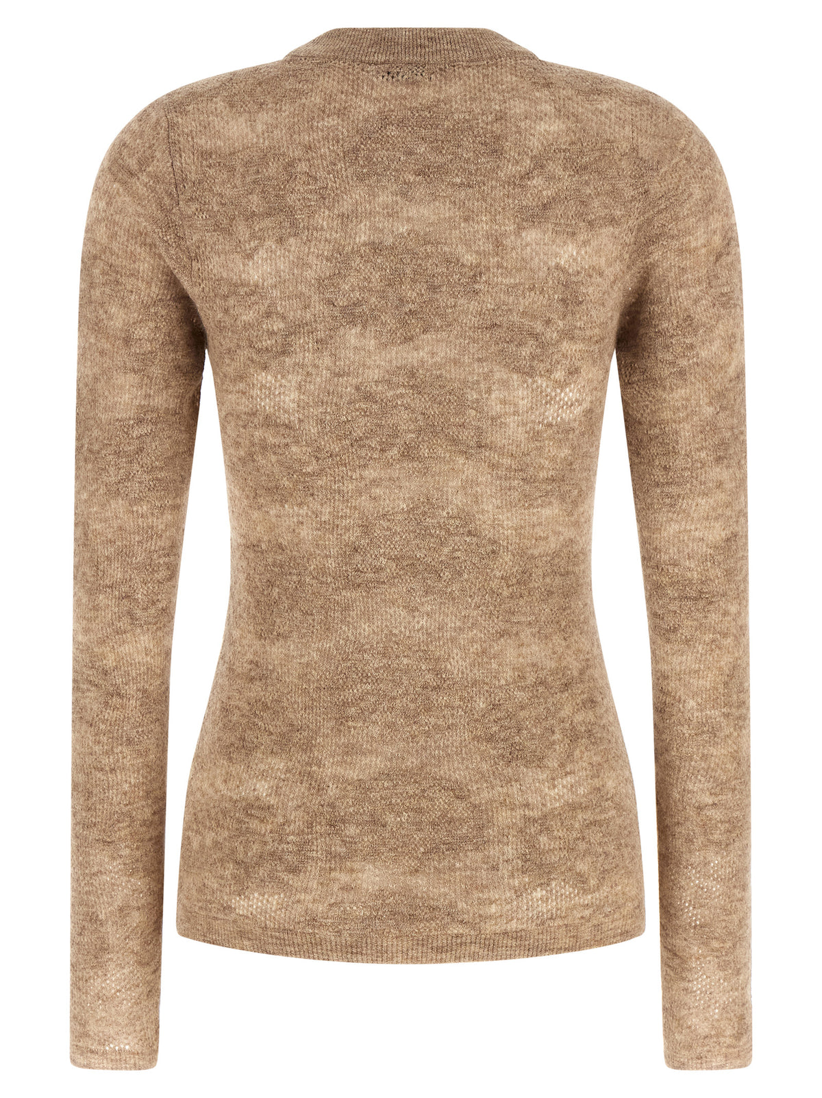 Brunello Cucinelli Women Beige 'Flower Lace' Sweater BRUNELLO CUCINELLI
