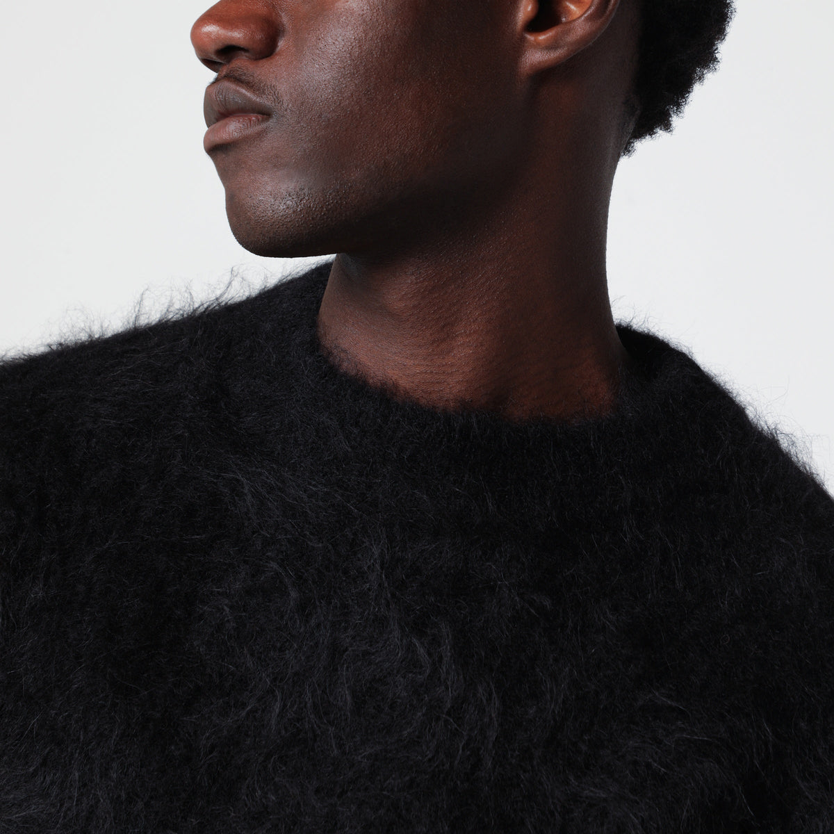Sefr Black Haru Alpaca Sweater Men SEFR