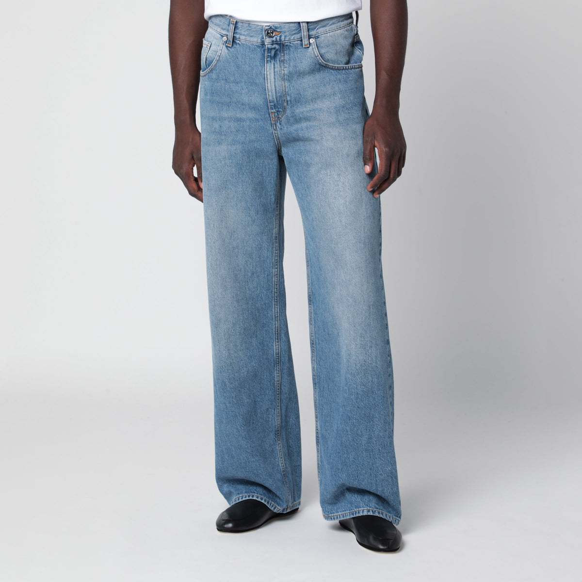 Sefr Light Blue Faded Jeans Men SEFR