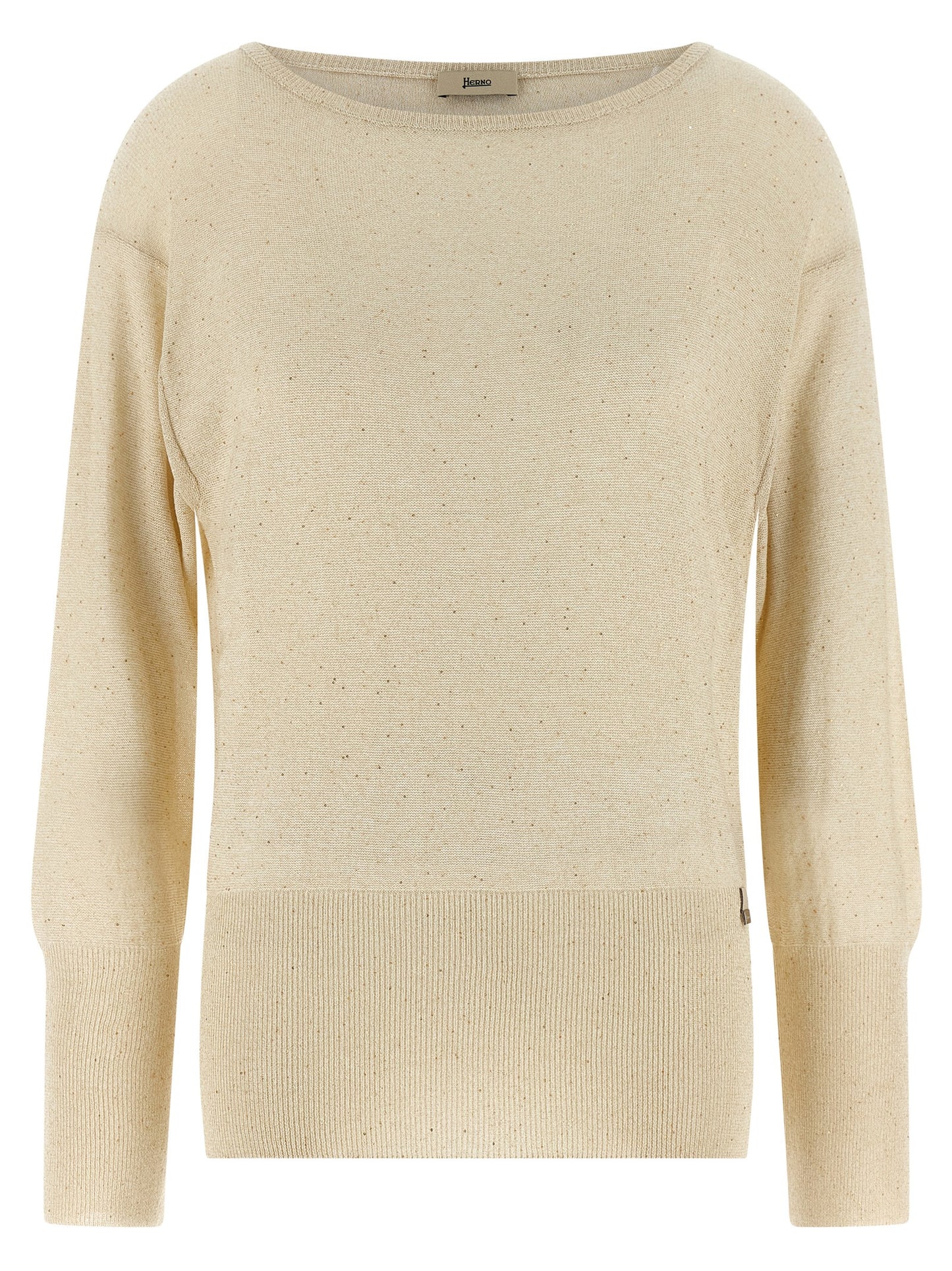 Herno Women Lamé And Sequin Yarn Sweater HERNO