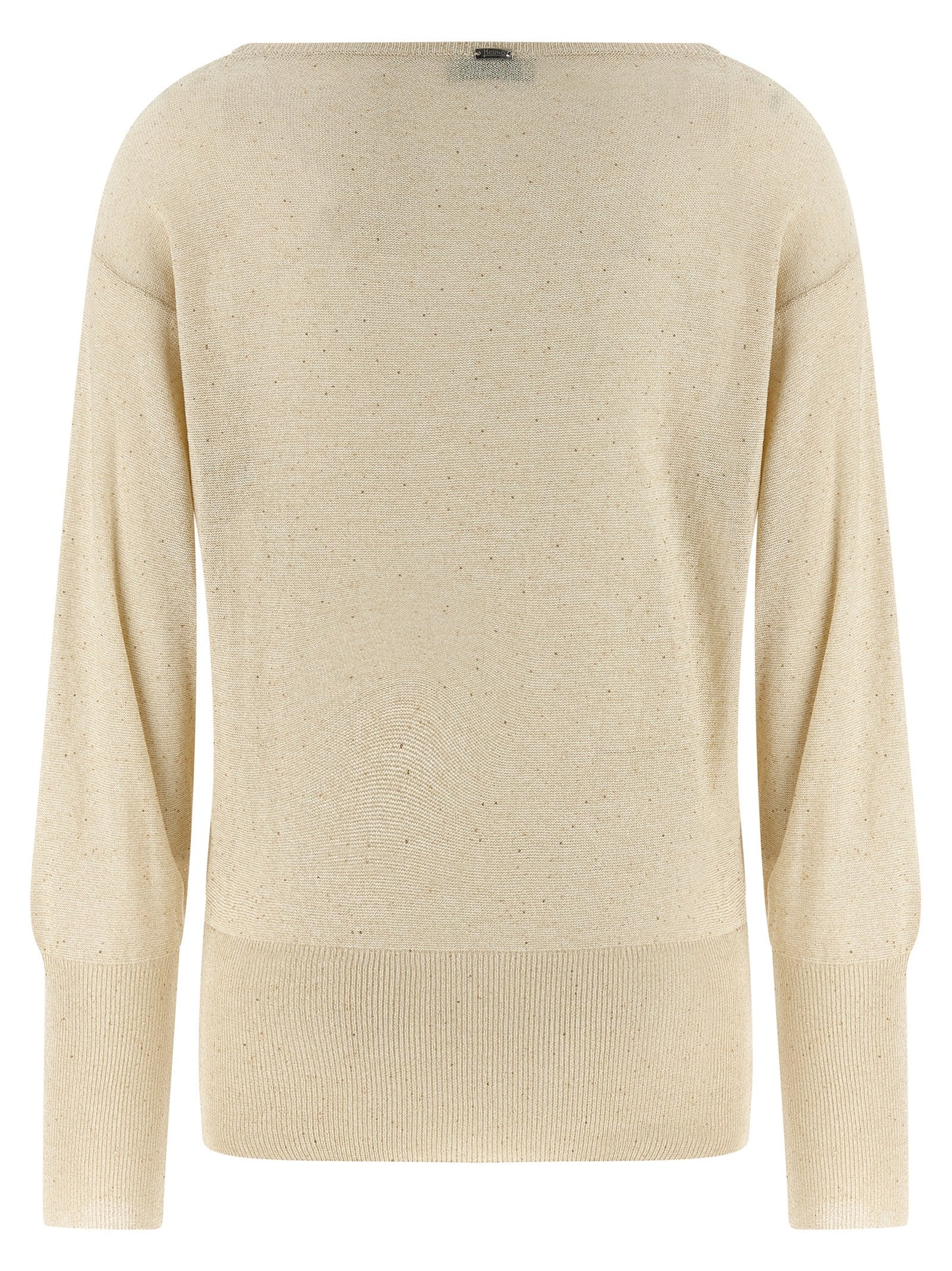 Herno Women Lamé And Sequin Yarn Sweater HERNO