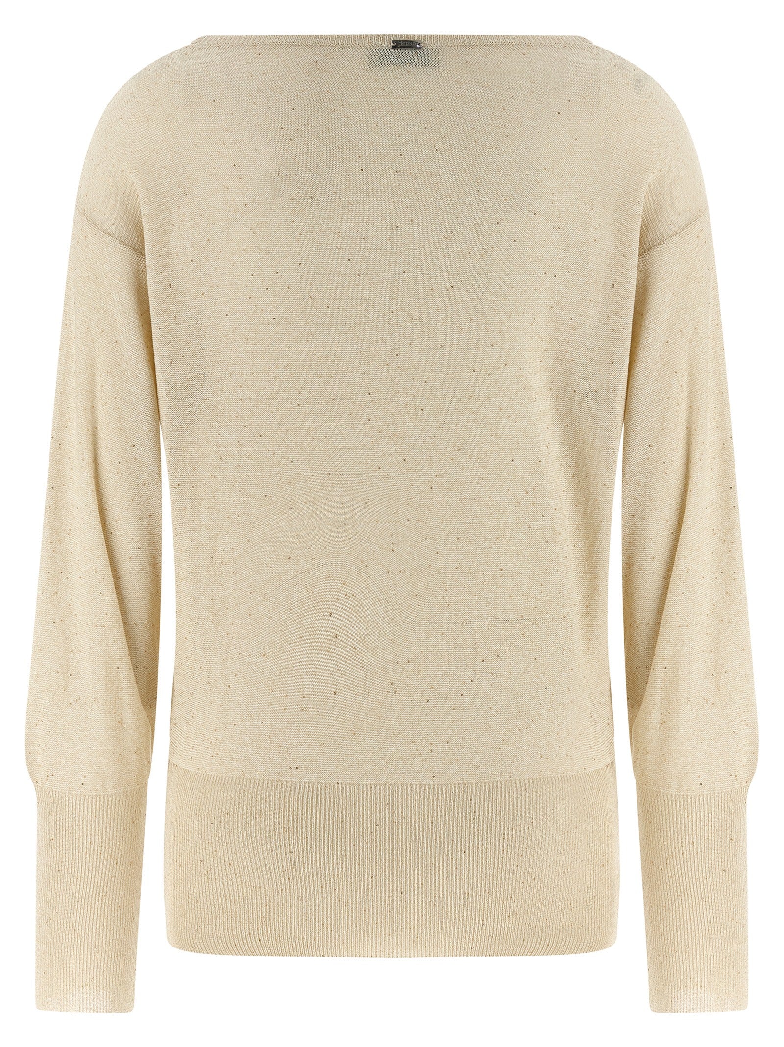 Herno Women Lamé And Sequin Yarn Sweater HERNO