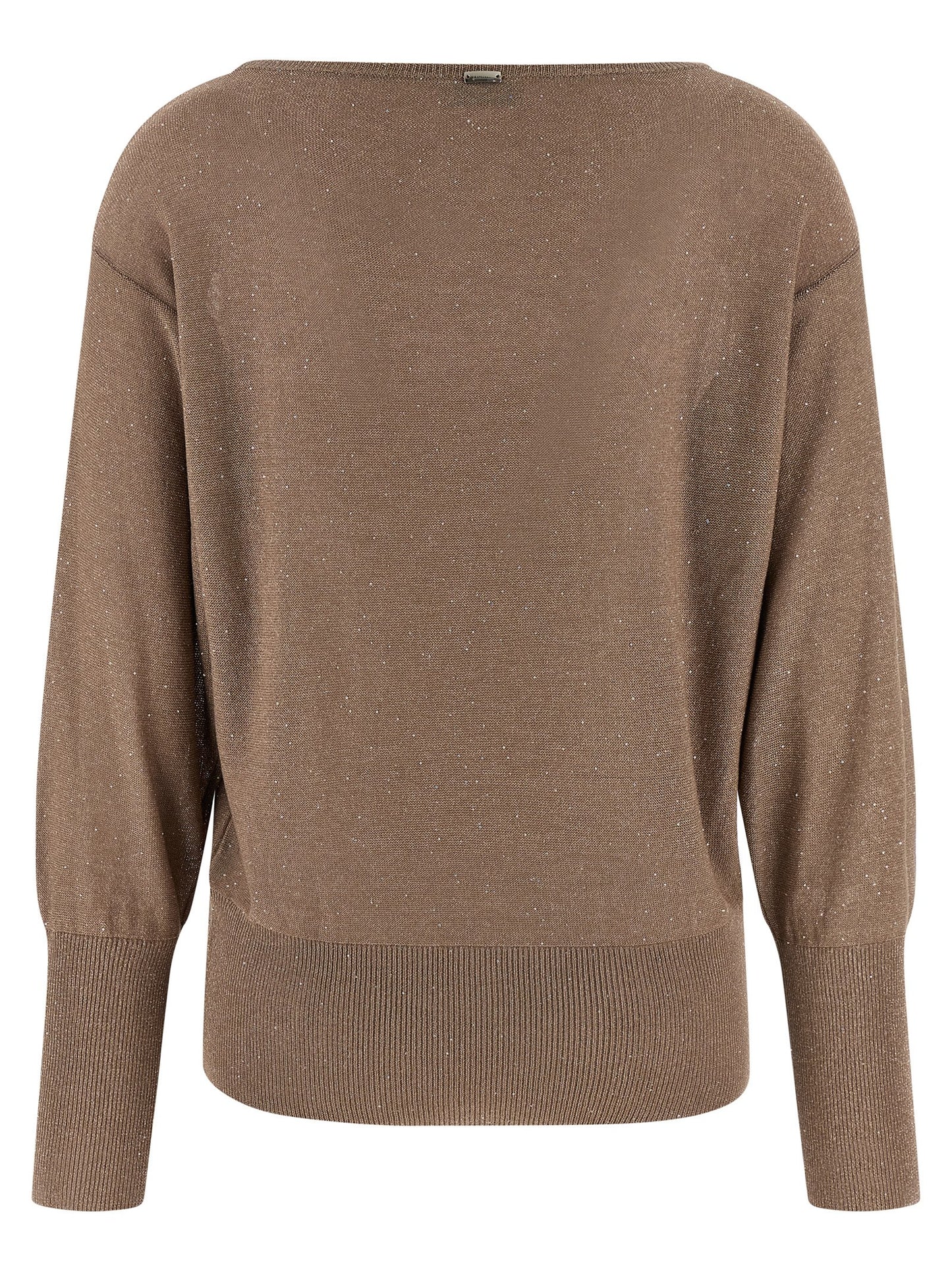 Herno Women Lamé And Sequin Yarn Sweater HERNO
