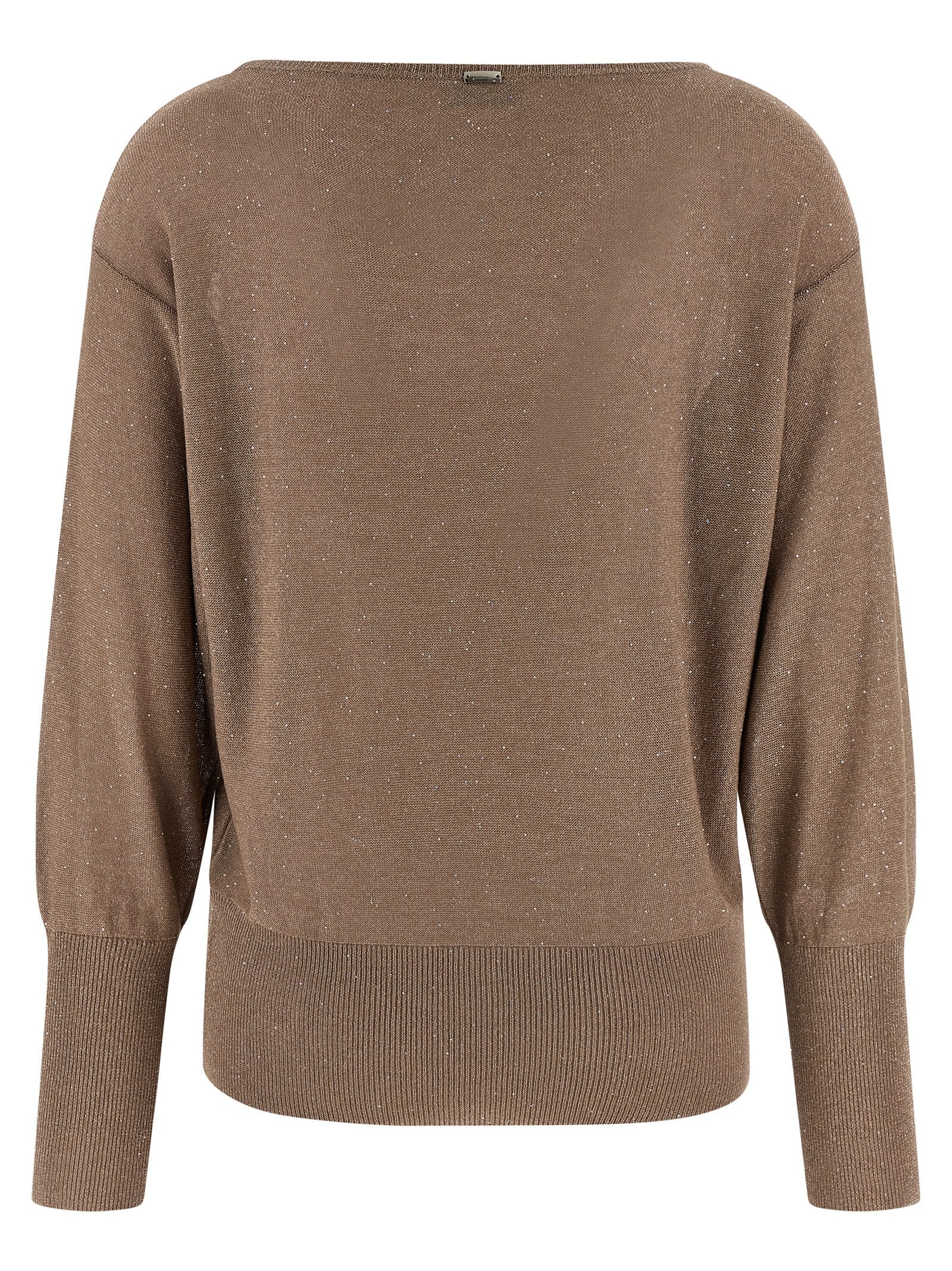 Herno Women Lamé And Sequin Yarn Sweater HERNO