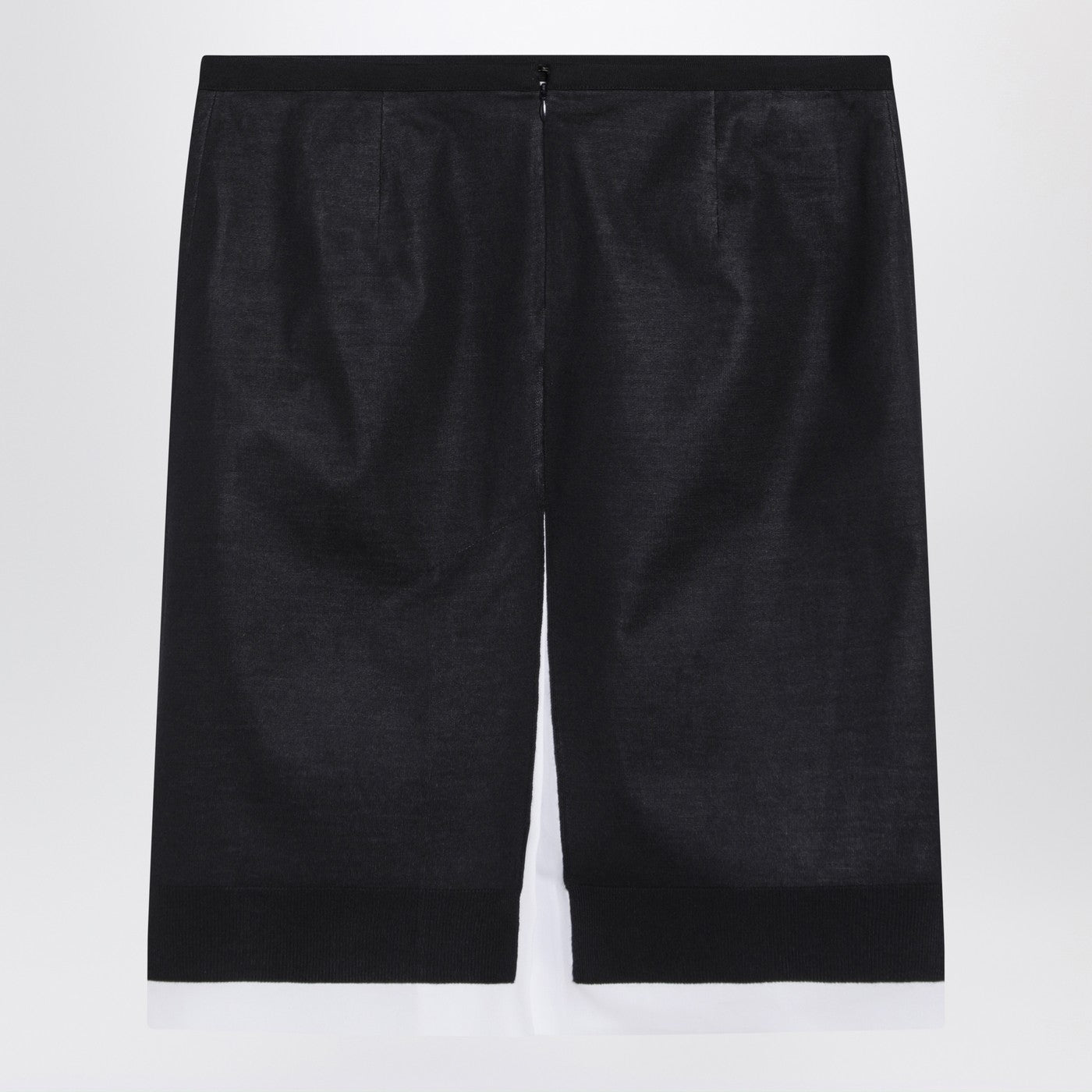 Miu Miu Skirt With Double Layer Blue/White Women MIU MIU