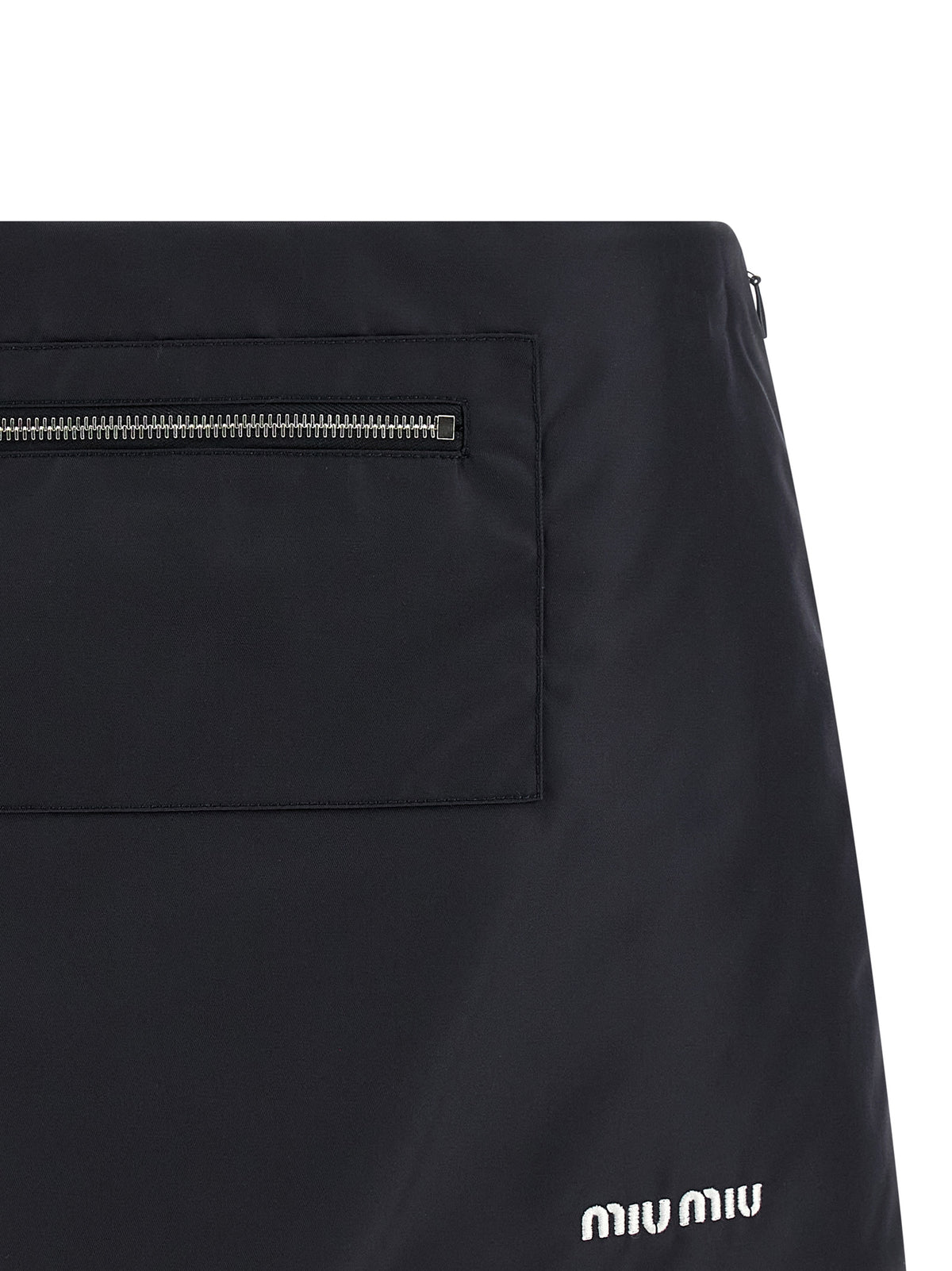 Miu Miu Women Nylon And Fleece Skirt MIU MIU