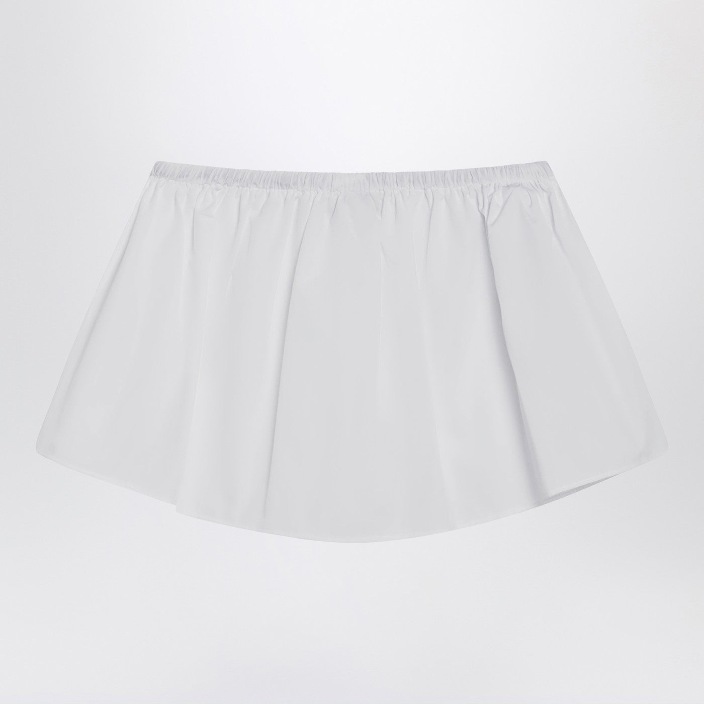 Miu Miu White Cotton Mini Skirt Women MIU MIU