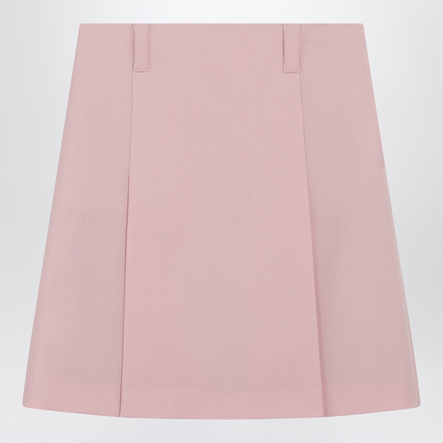 Miu Miu Peach Pink Wool-Blend Skirt Women MIU MIU