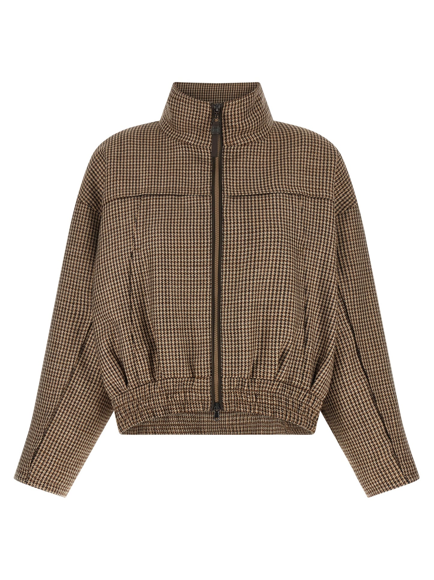 Brunello Cucinelli Women 'Shiny Zipper Pull' Jacket BRUNELLO CUCINELLI