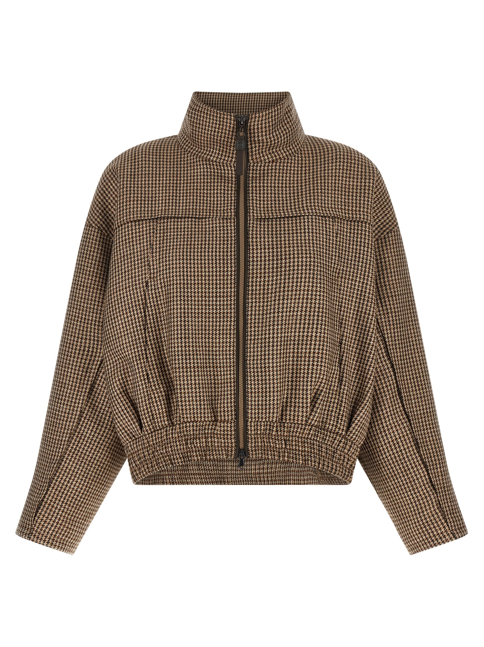 Brunello Cucinelli Women 'Shiny Zipper Pull' Jacket BRUNELLO CUCINELLI