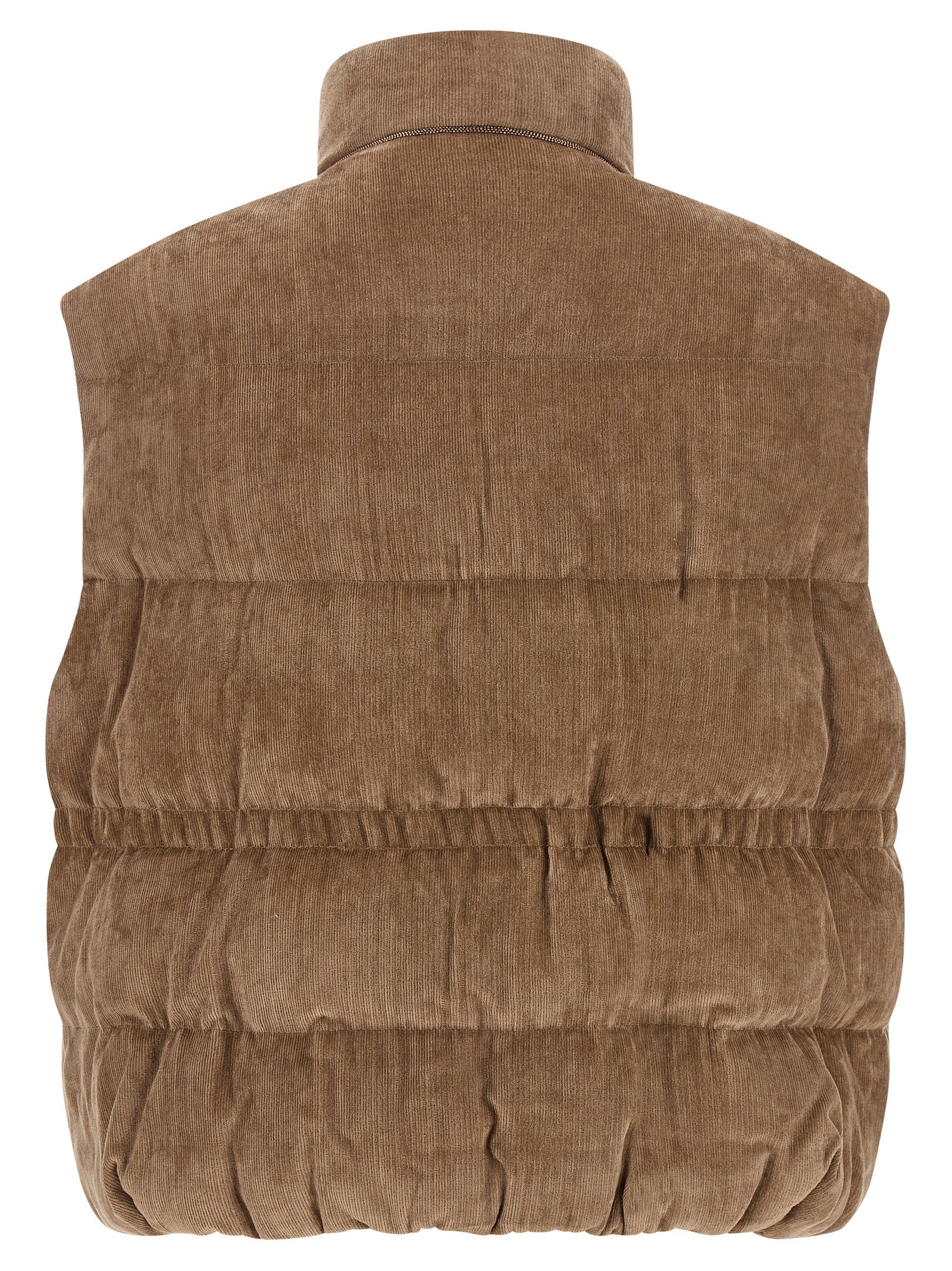 Brunello Cucinelli Women Corduroy Waistcoat BRUNELLO CUCINELLI