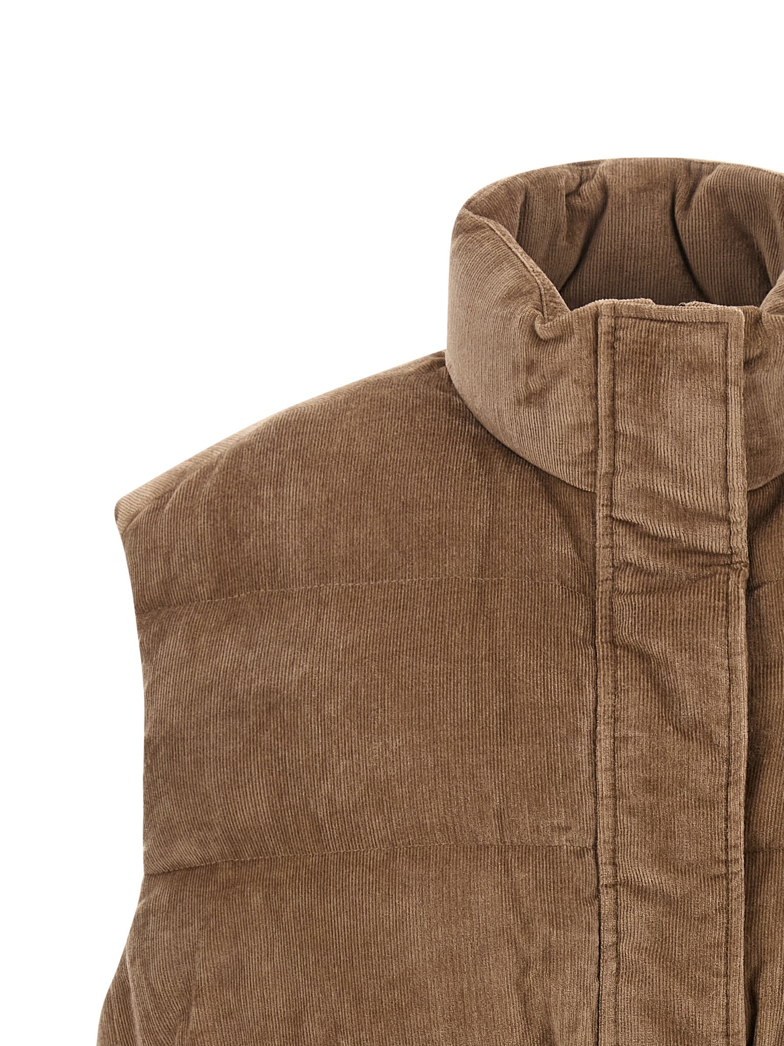 Brunello Cucinelli Women Corduroy Waistcoat BRUNELLO CUCINELLI