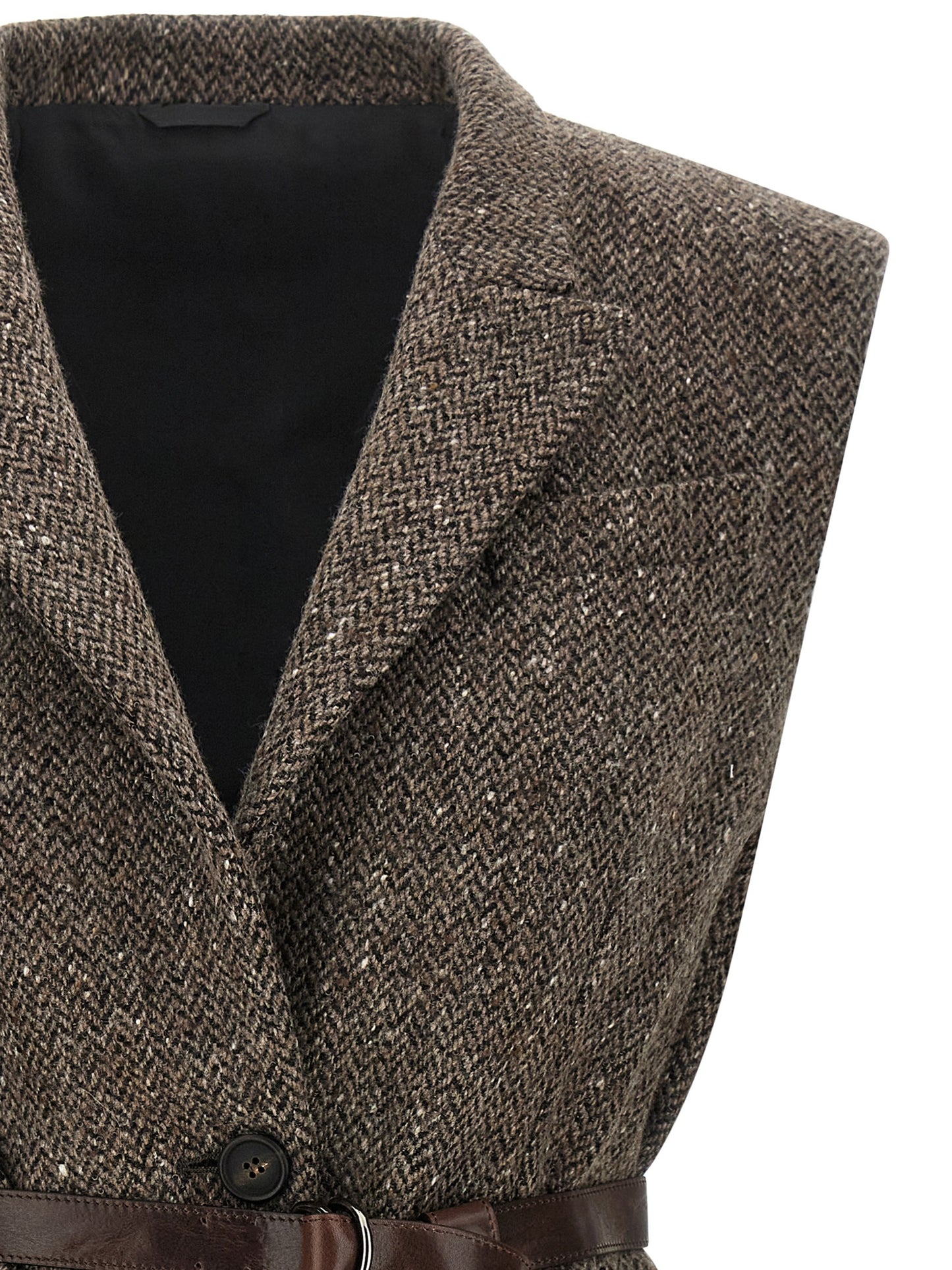 Brunello Cucinelli Women Mélange Wool Vest BRUNELLO CUCINELLI