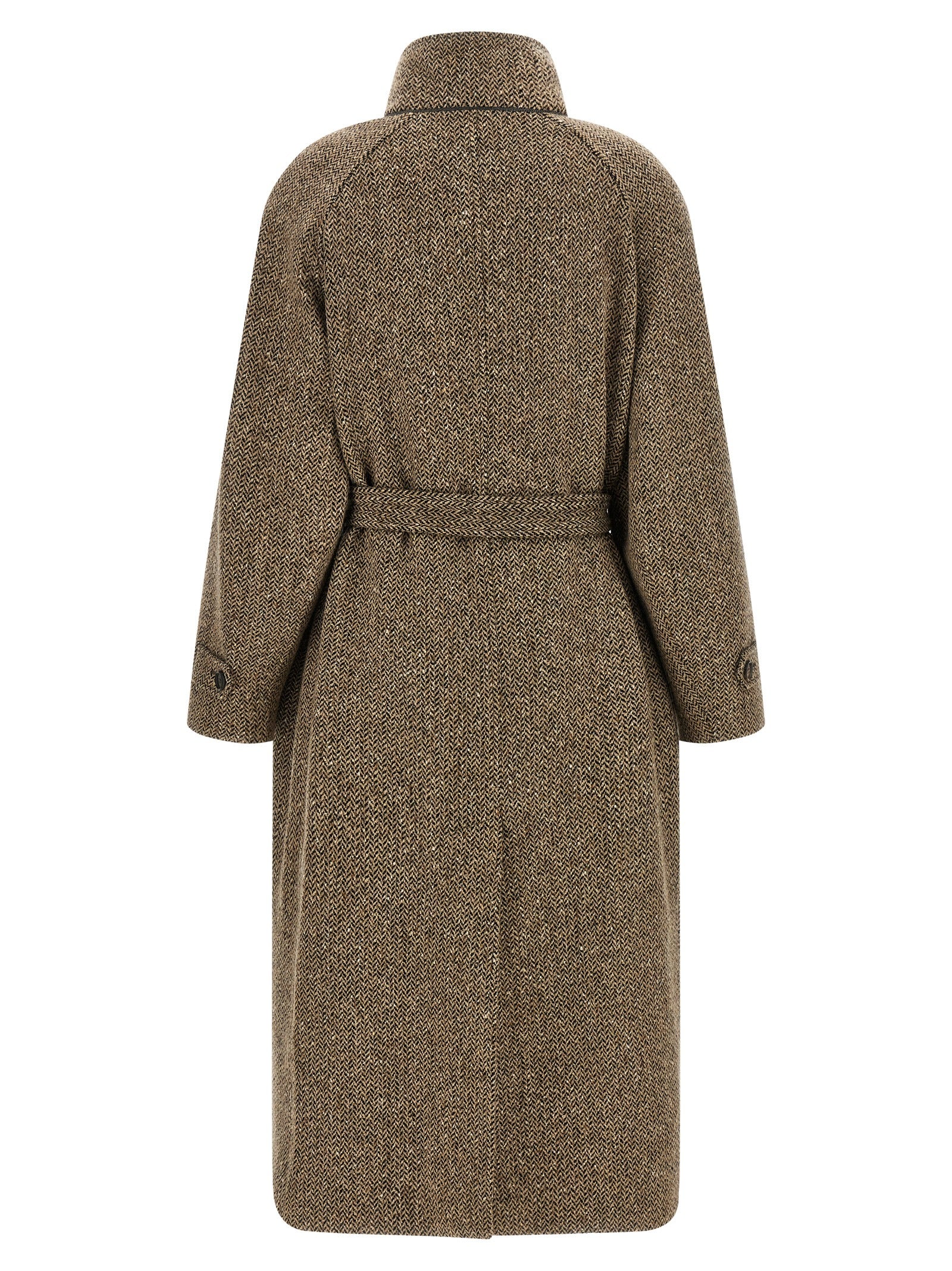 Brunello Cucinelli Women Sparkling Virgin Wool Coat BRUNELLO CUCINELLI