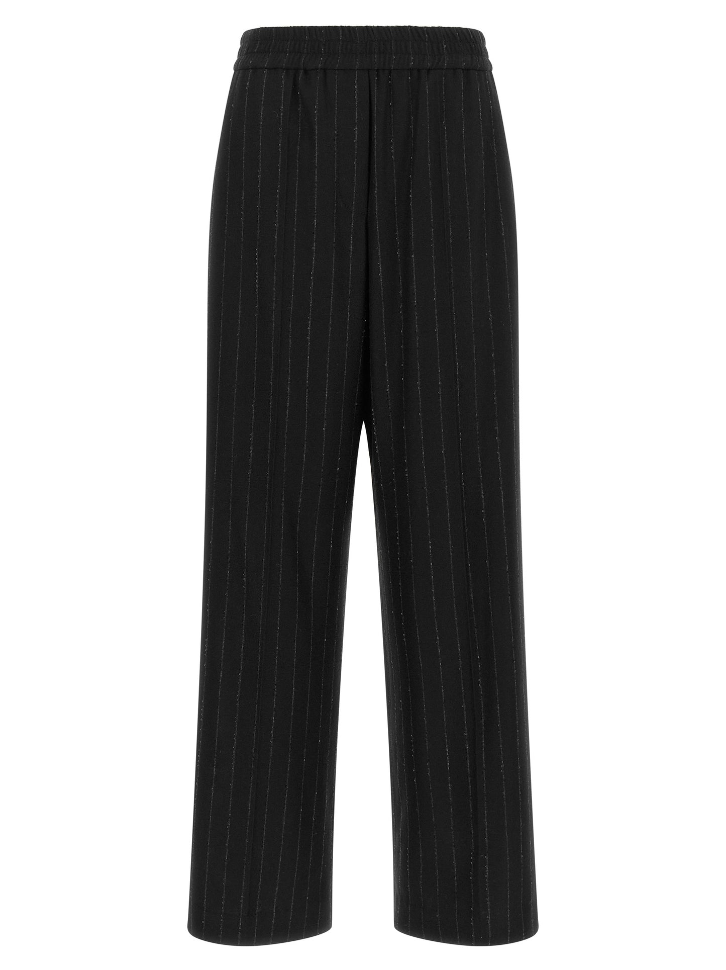 Brunello Cucinelli Women Micro Sequin Pinstripe Pants BRUNELLO CUCINELLI