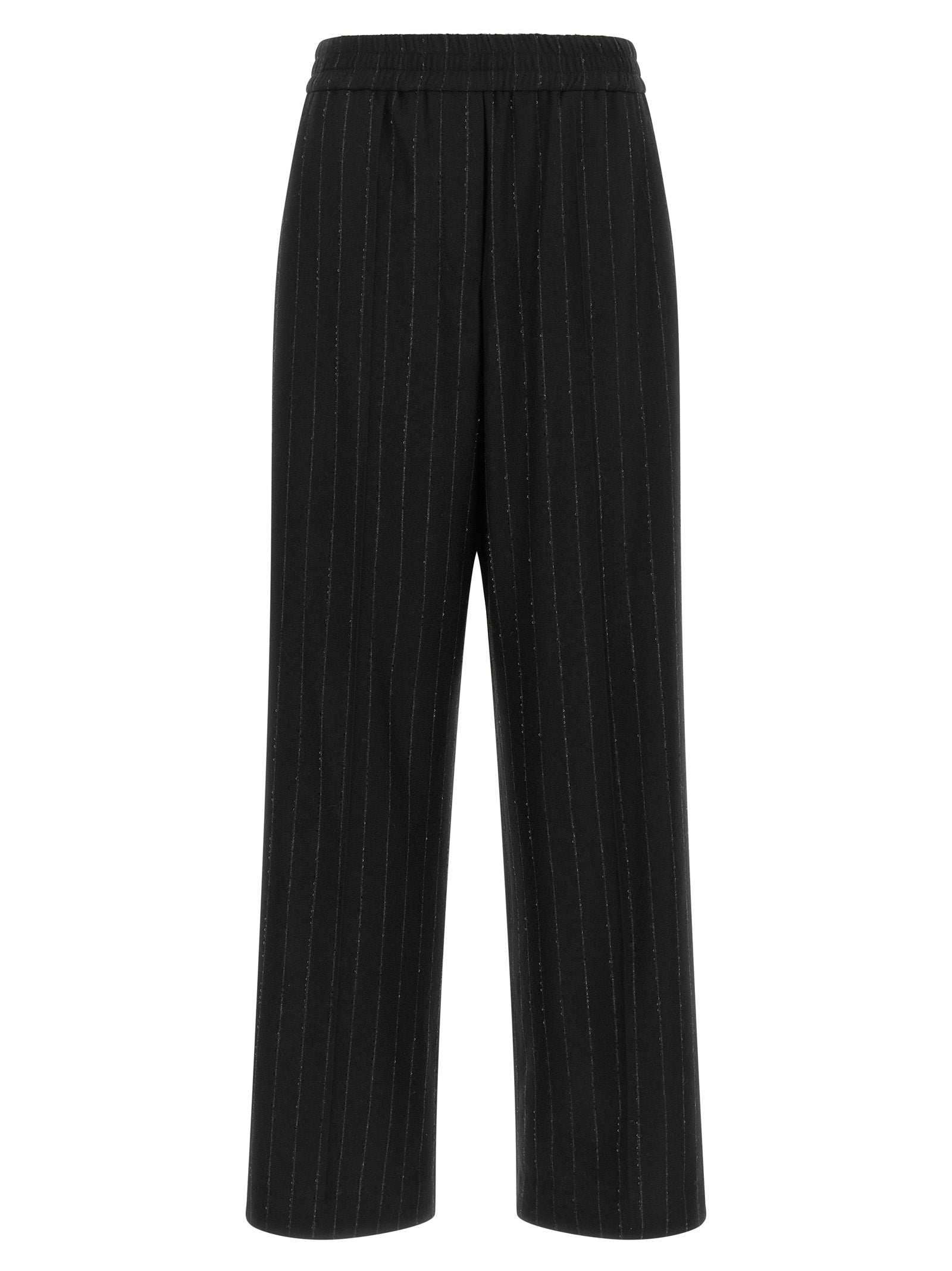 Brunello Cucinelli Women Micro Sequin Pinstripe Pants BRUNELLO CUCINELLI