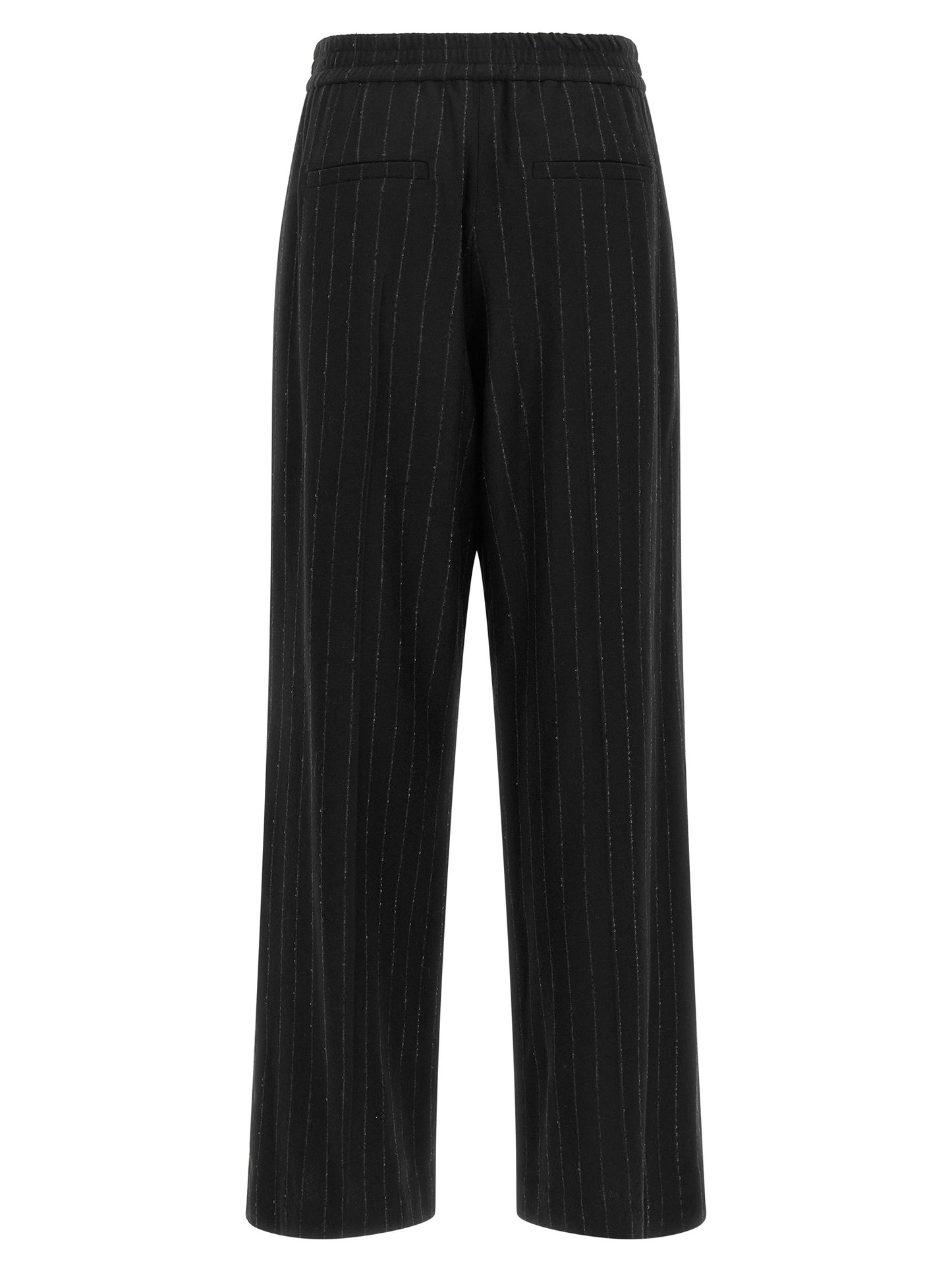 Brunello Cucinelli Women Micro Sequin Pinstripe Pants BRUNELLO CUCINELLI