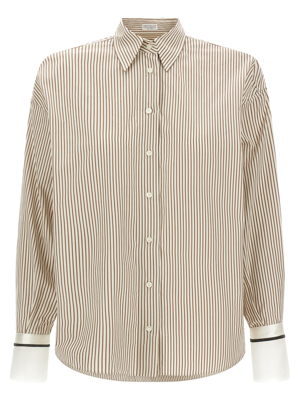 Brunello Cucinelli Women 'Monile' Cuffed Shirt BRUNELLO CUCINELLI