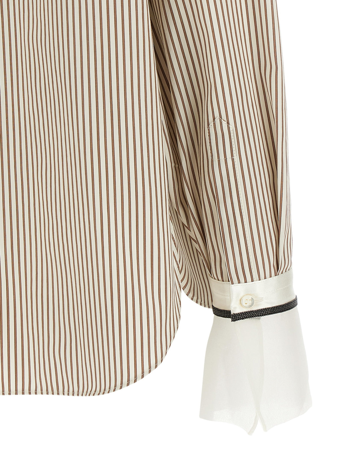 Brunello Cucinelli Women 'Monile' Cuffed Shirt BRUNELLO CUCINELLI