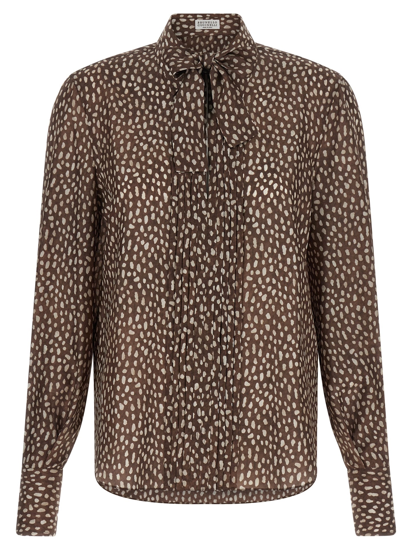 Brunello Cucinelli Women Lavallière Collar Shirt BRUNELLO CUCINELLI