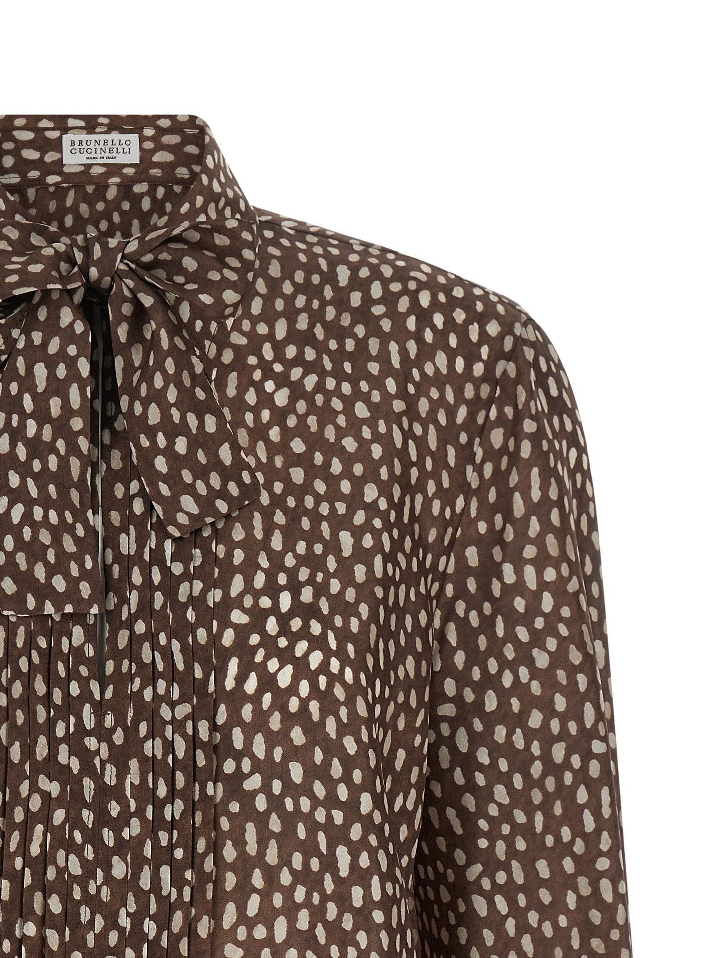 Brunello Cucinelli Women Lavallière Collar Shirt BRUNELLO CUCINELLI