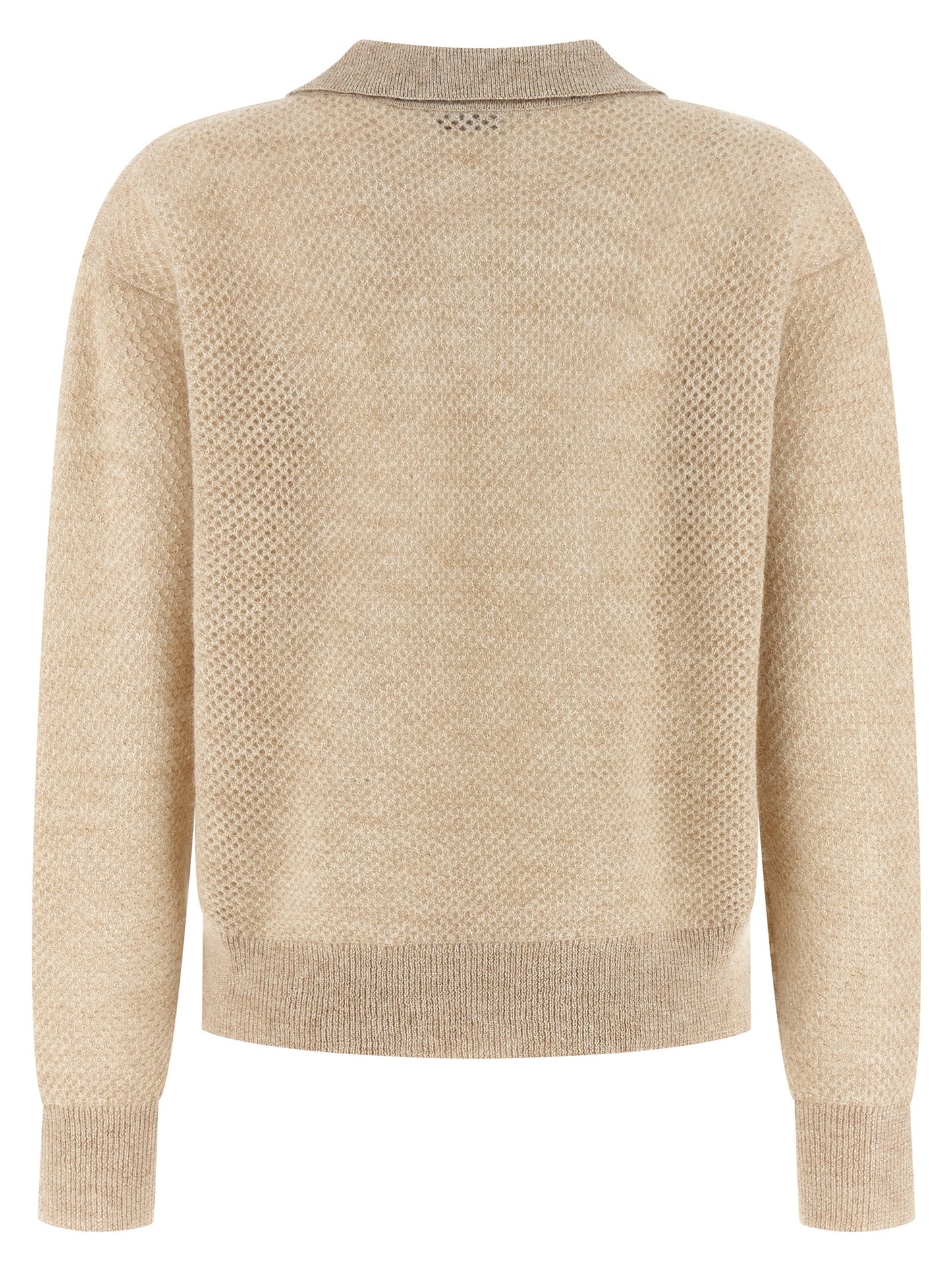 Brunello Cucinelli Women Waffle Processing Polo Shirt BRUNELLO CUCINELLI