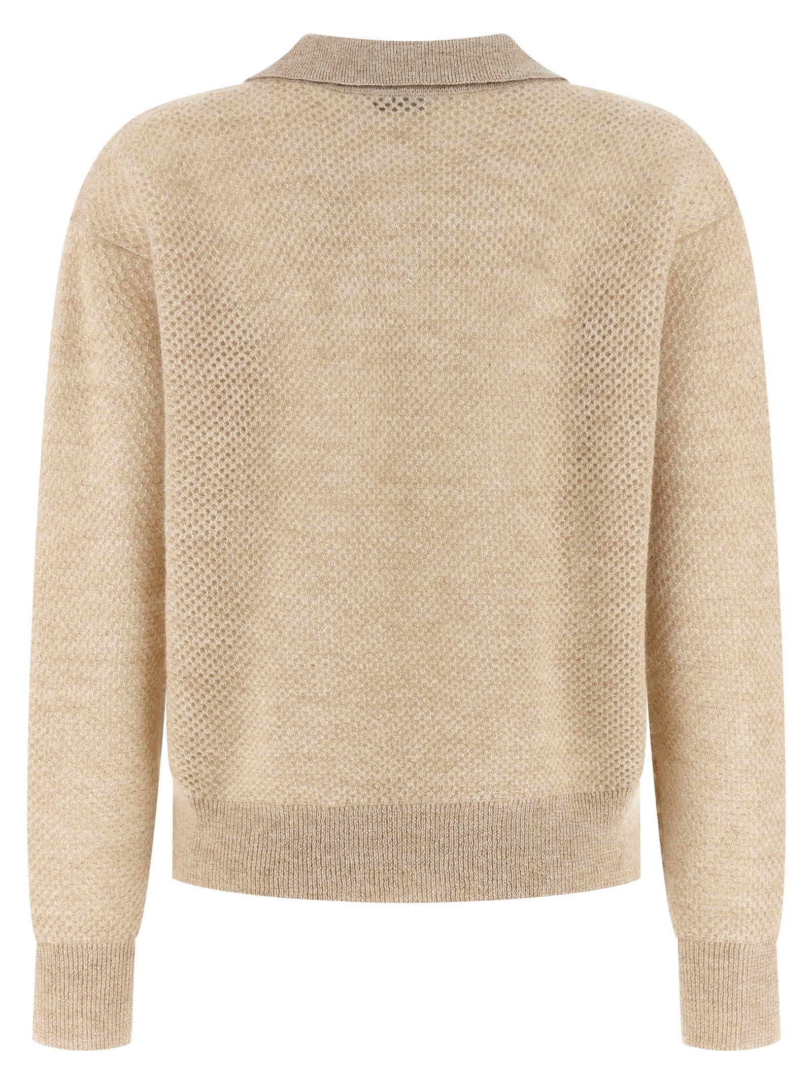 Brunello Cucinelli Women Waffle Processing Polo Shirt BRUNELLO CUCINELLI