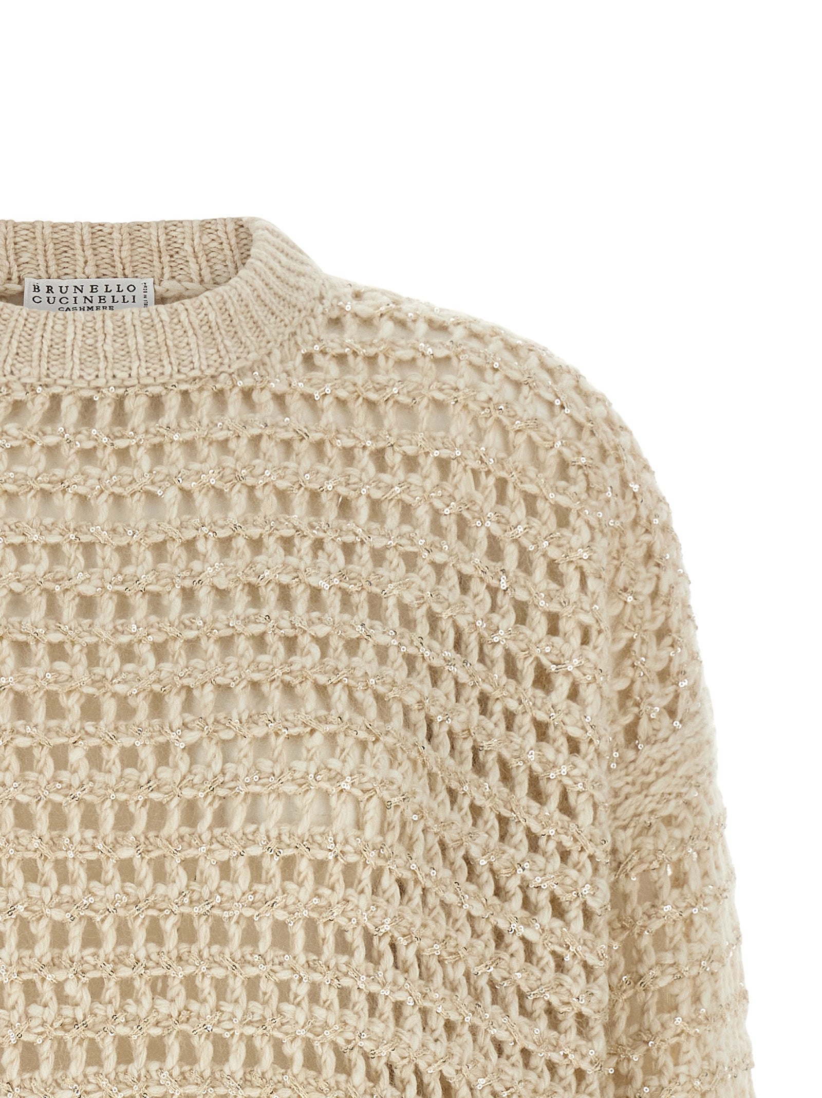 Brunello Cucinelli Women 'Dazzling Braids' Sweater BRUNELLO CUCINELLI