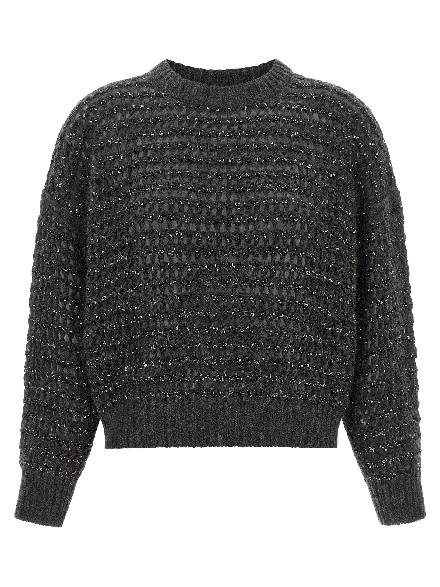 Brunello Cucinelli Women 'Dazzling Braids' Sweater BRUNELLO CUCINELLI