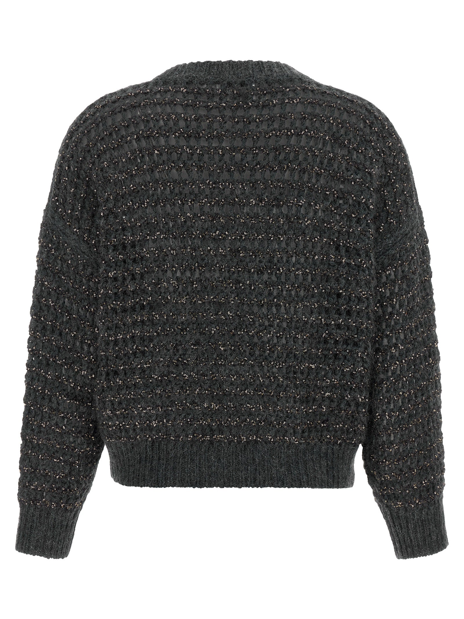 Brunello Cucinelli Women 'Dazzling Braids' Sweater BRUNELLO CUCINELLI