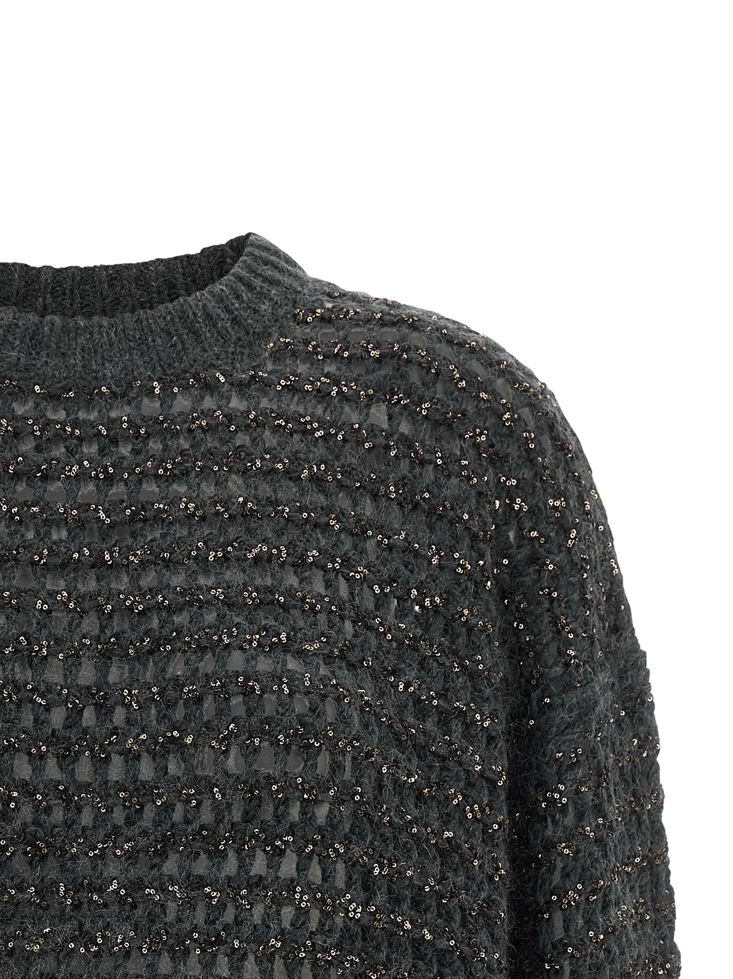 Brunello Cucinelli Women 'Dazzling Braids' Sweater BRUNELLO CUCINELLI