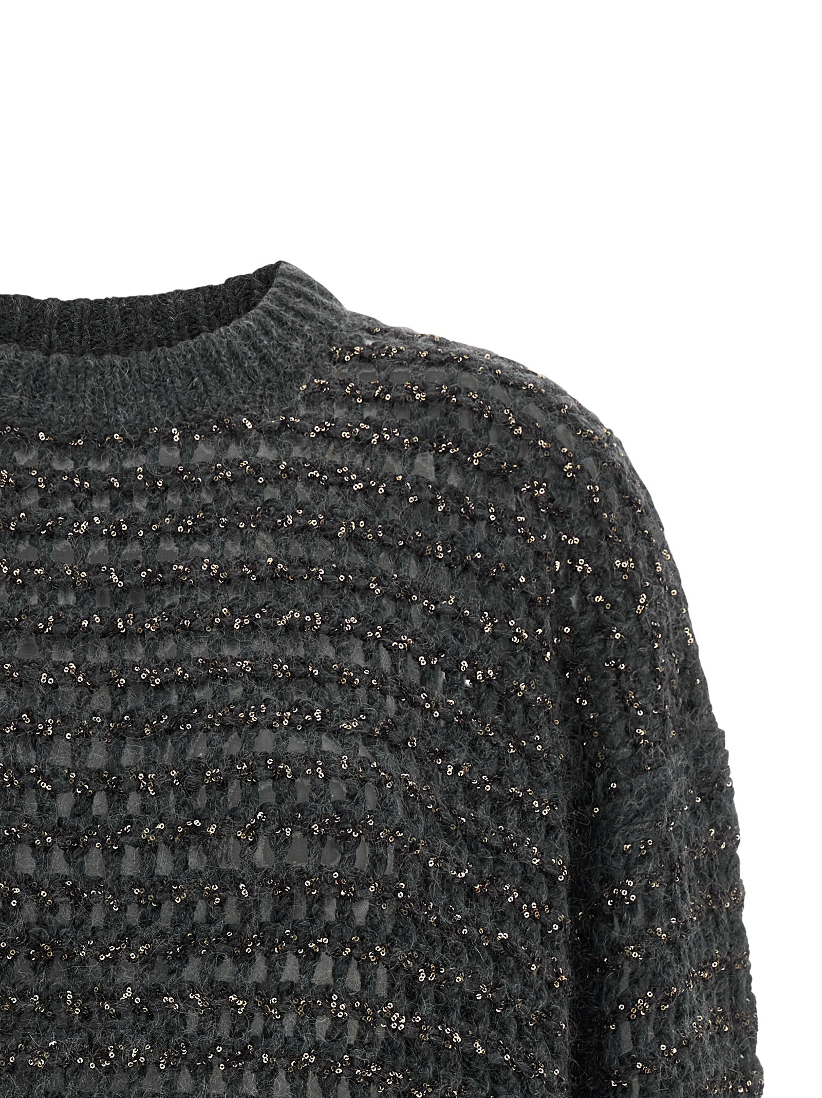 Brunello Cucinelli Women 'Dazzling Braids' Sweater BRUNELLO CUCINELLI