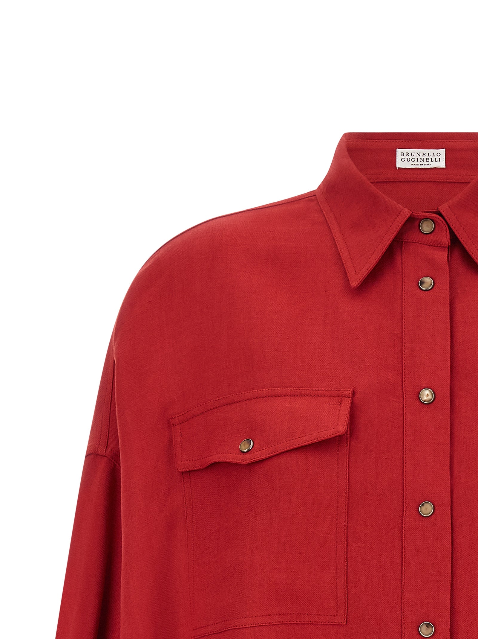 Brunello Cucinelli Women Twill Shirt BRUNELLO CUCINELLI