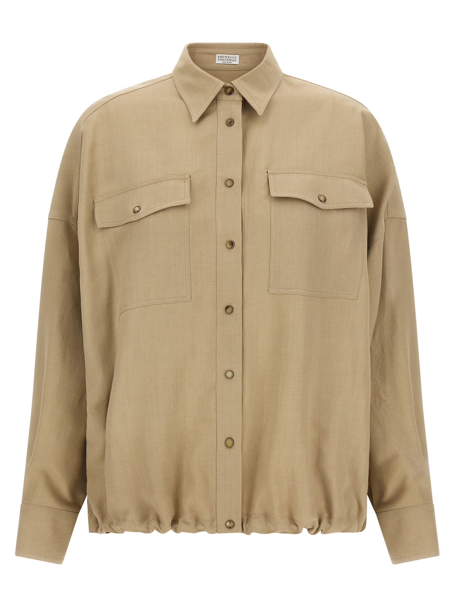 Brunello Cucinelli Women Fluid Twill Shirt BRUNELLO CUCINELLI