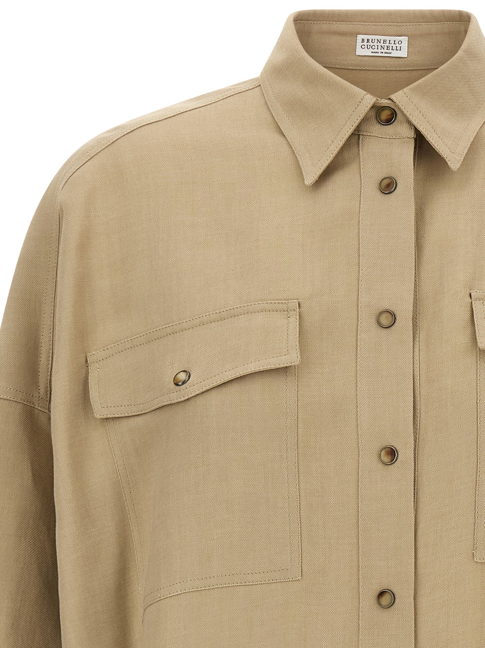 Brunello Cucinelli Women Fluid Twill Shirt BRUNELLO CUCINELLI
