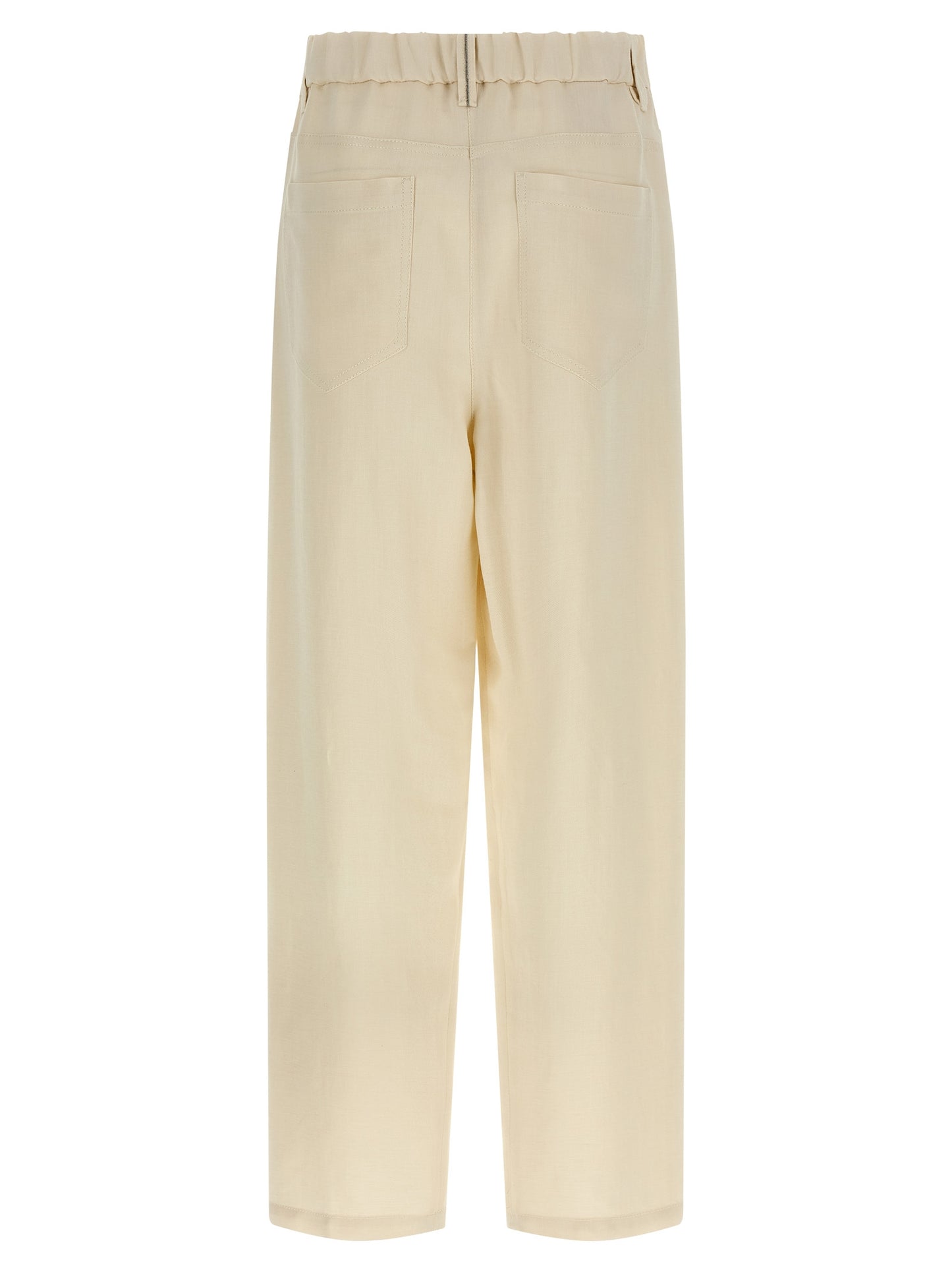 Brunello Cucinelli Women Linen Trousers BRUNELLO CUCINELLI
