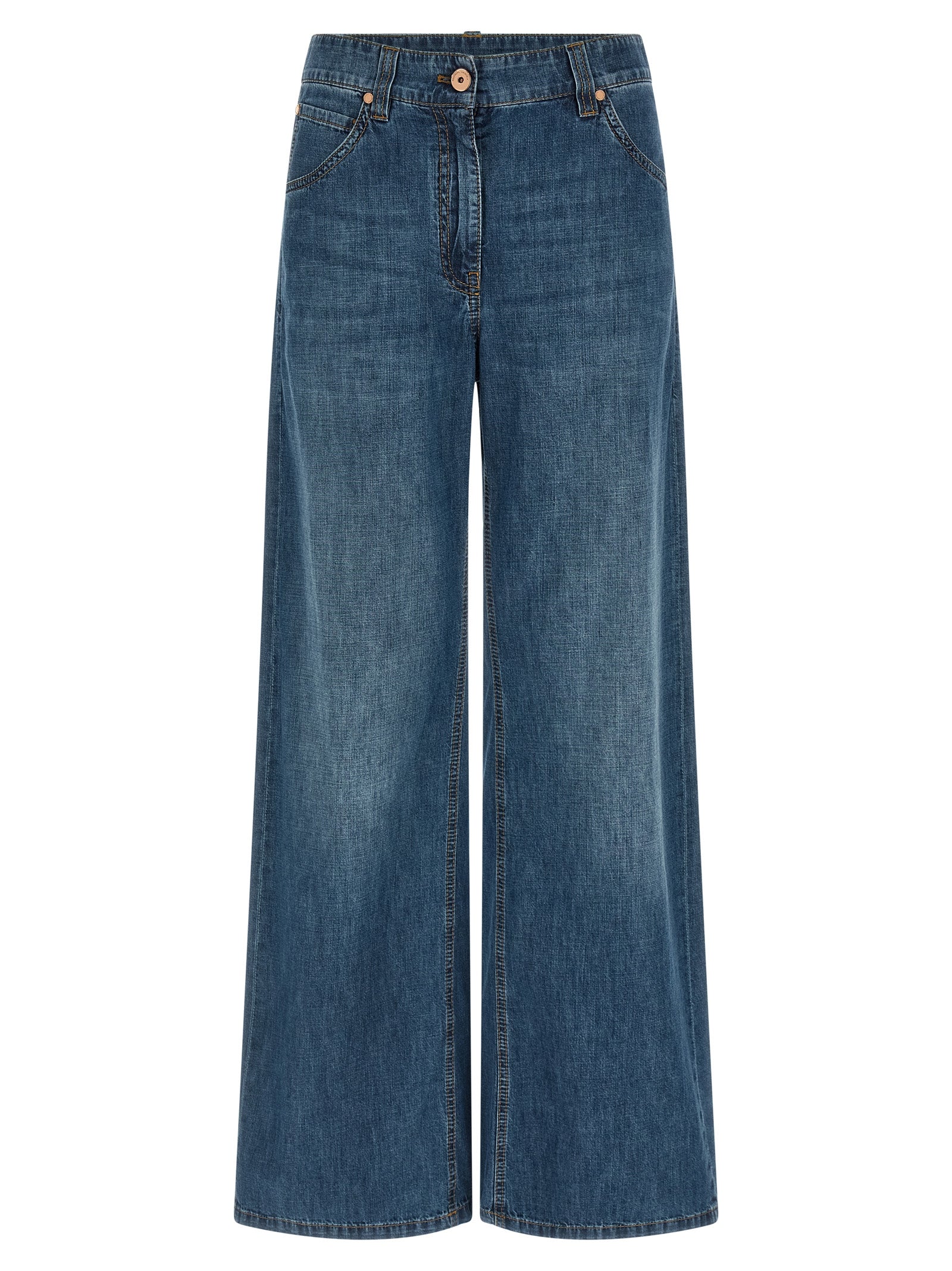 Brunello Cucinelli Women Wide Leg Jeans BRUNELLO CUCINELLI