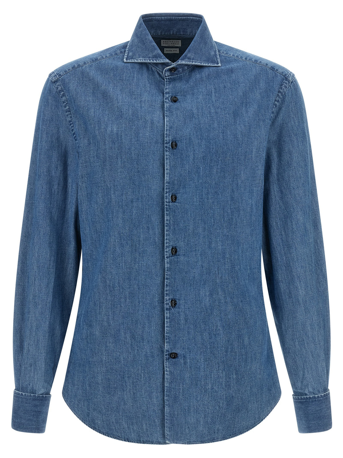 Brunello Cucinelli Men Denim Shirt BRUNELLO CUCINELLI
