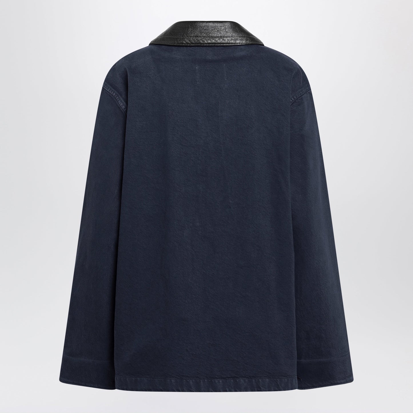 Miu Miu Hematite Gabardine And Leather Jacket Women MIU MIU